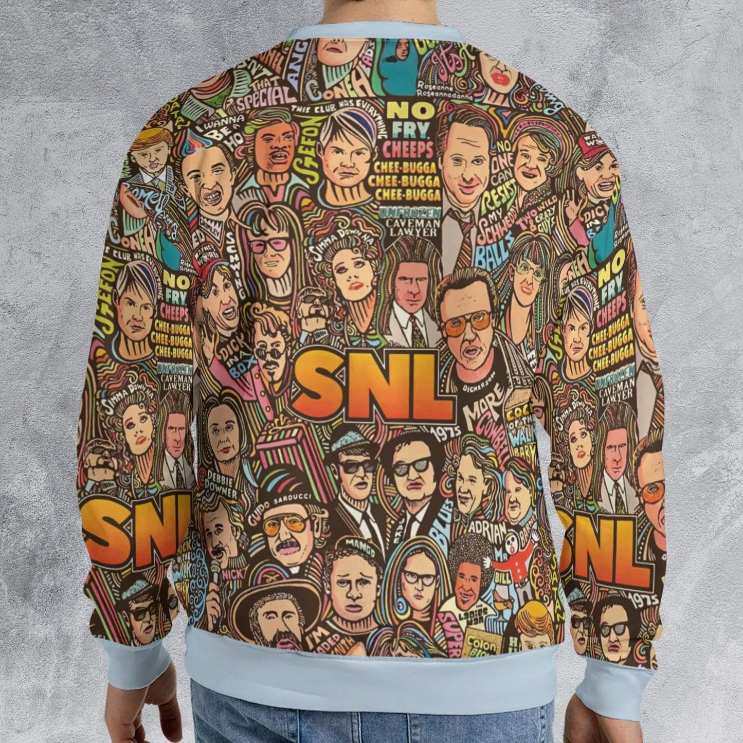 All-over Print Sweatshirt - TQ7U75QJ