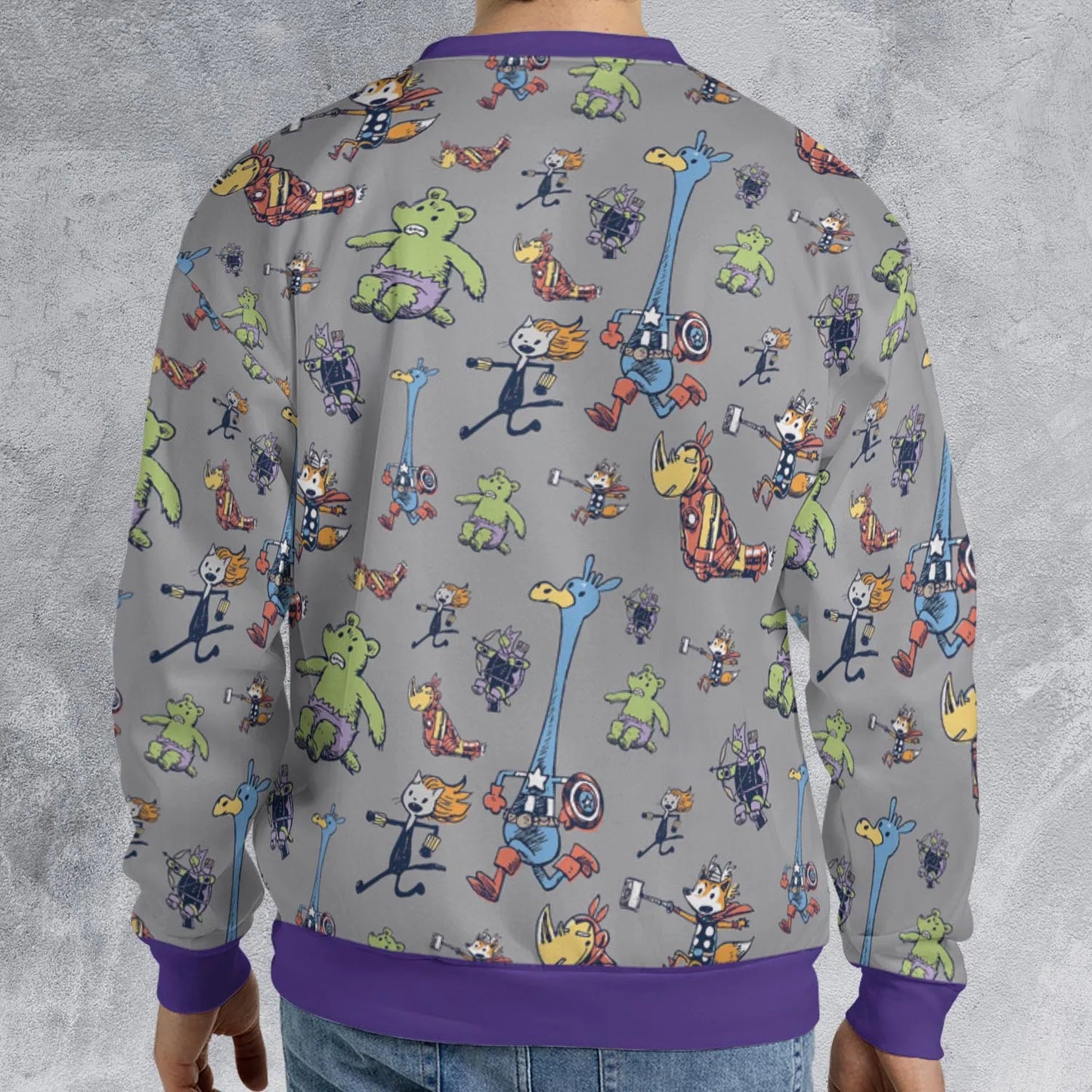All-over Print Sweatshirt - A7BC5MYM