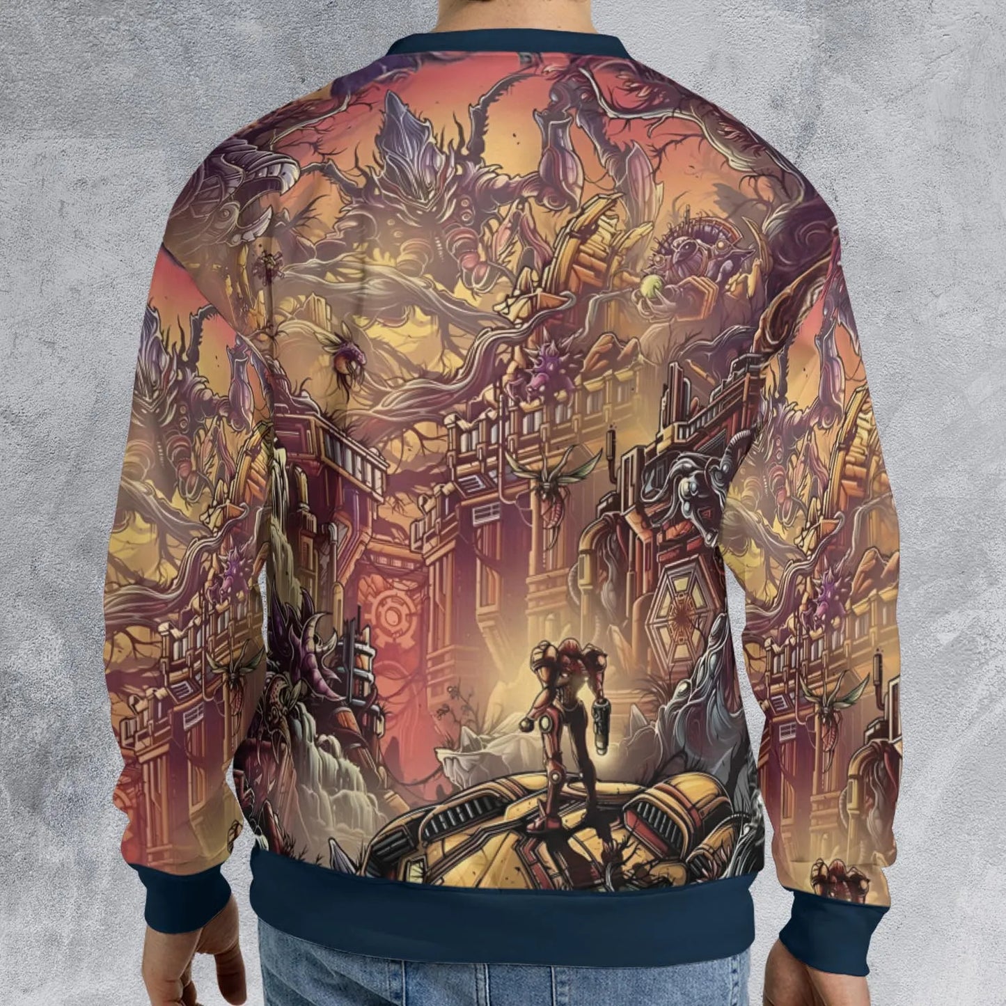 All-over Print Sweatshirt - W9X3ZFR2