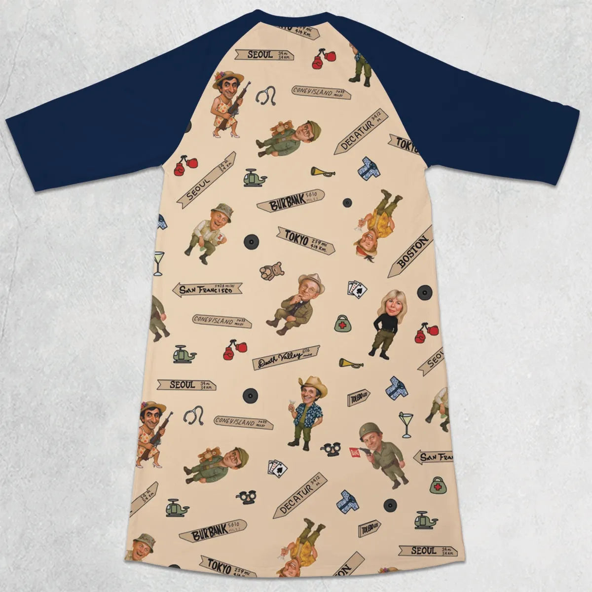 3/4 Sleeve Raglan Dress - 2FN2DEHN