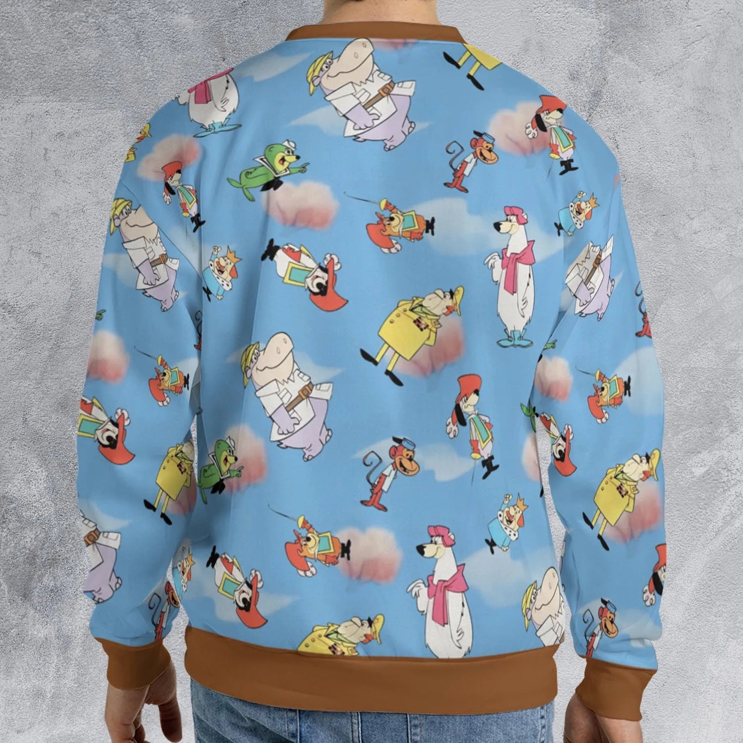 All-over Print Sweatshirt - YQDFCBHF