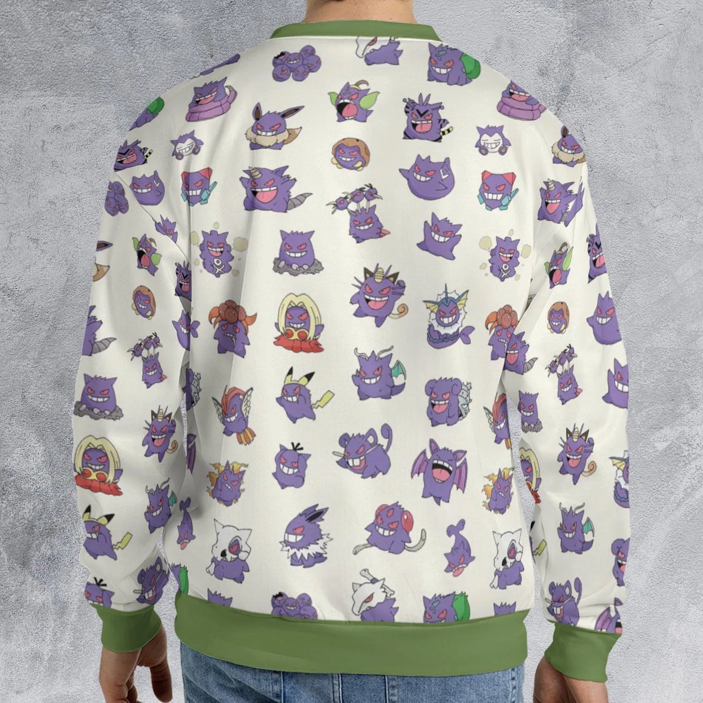 All-over Print Sweatshirt - WUDXZDAE