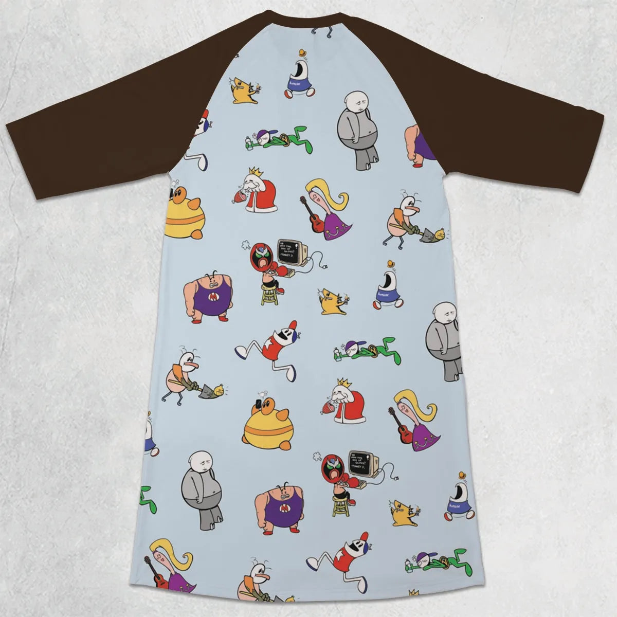 3/4 Sleeve Raglan Dress - 1G4F5DX5