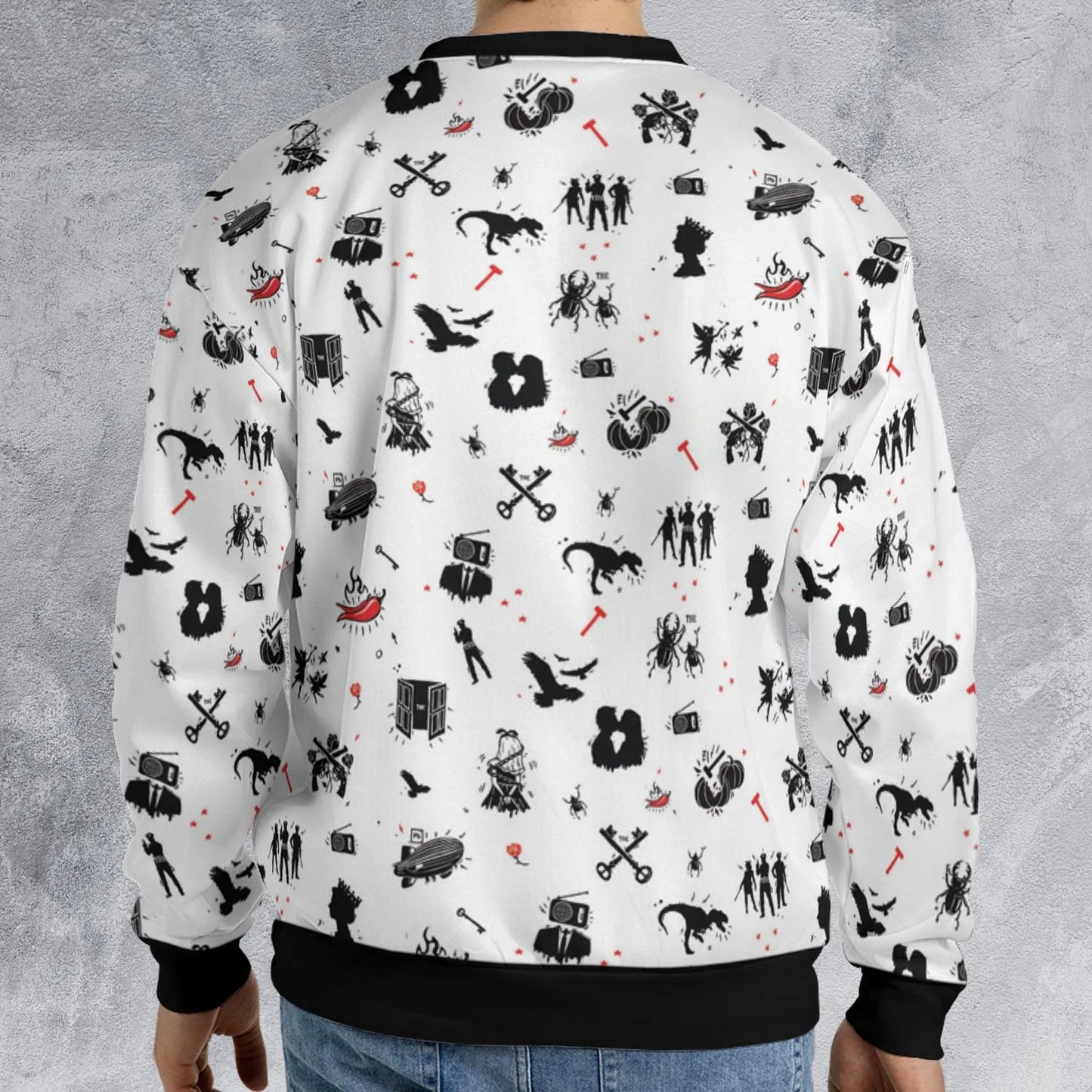 All-over Print Sweatshirt - VY44M6PR