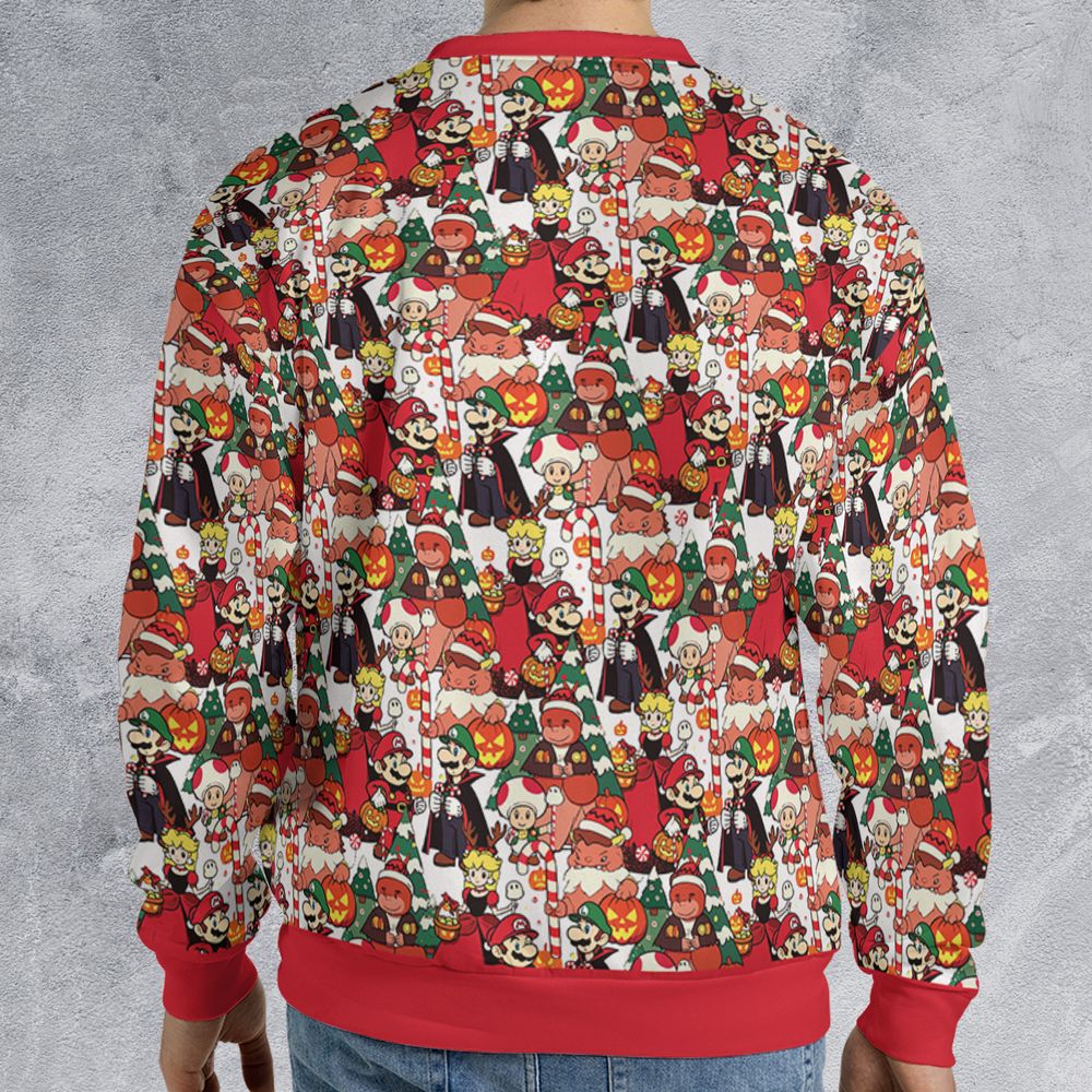 All-over Print Sweatshirt - KMPWBEZ9 - - 2