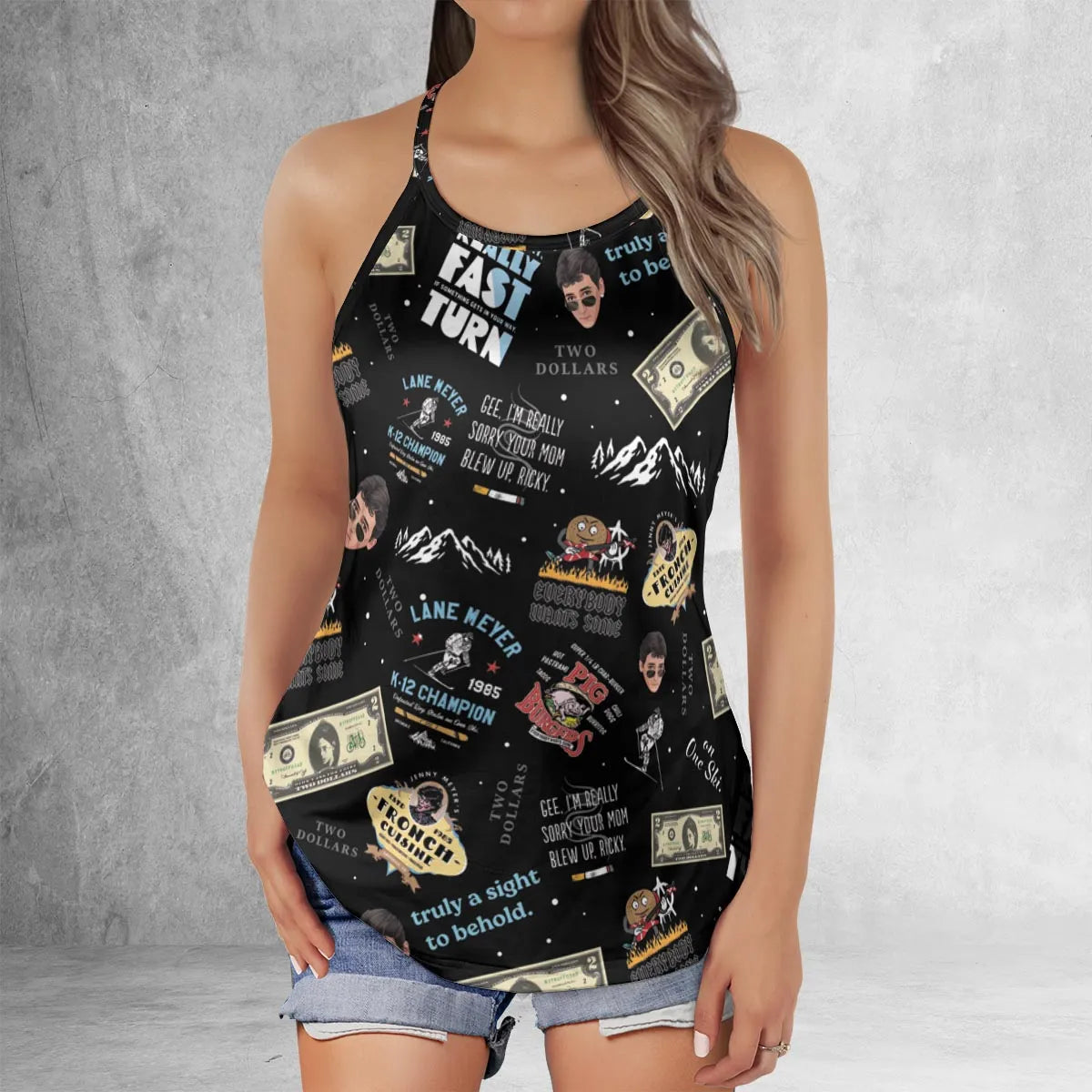 Criss Cross Tank Top - NLJWGT4Z