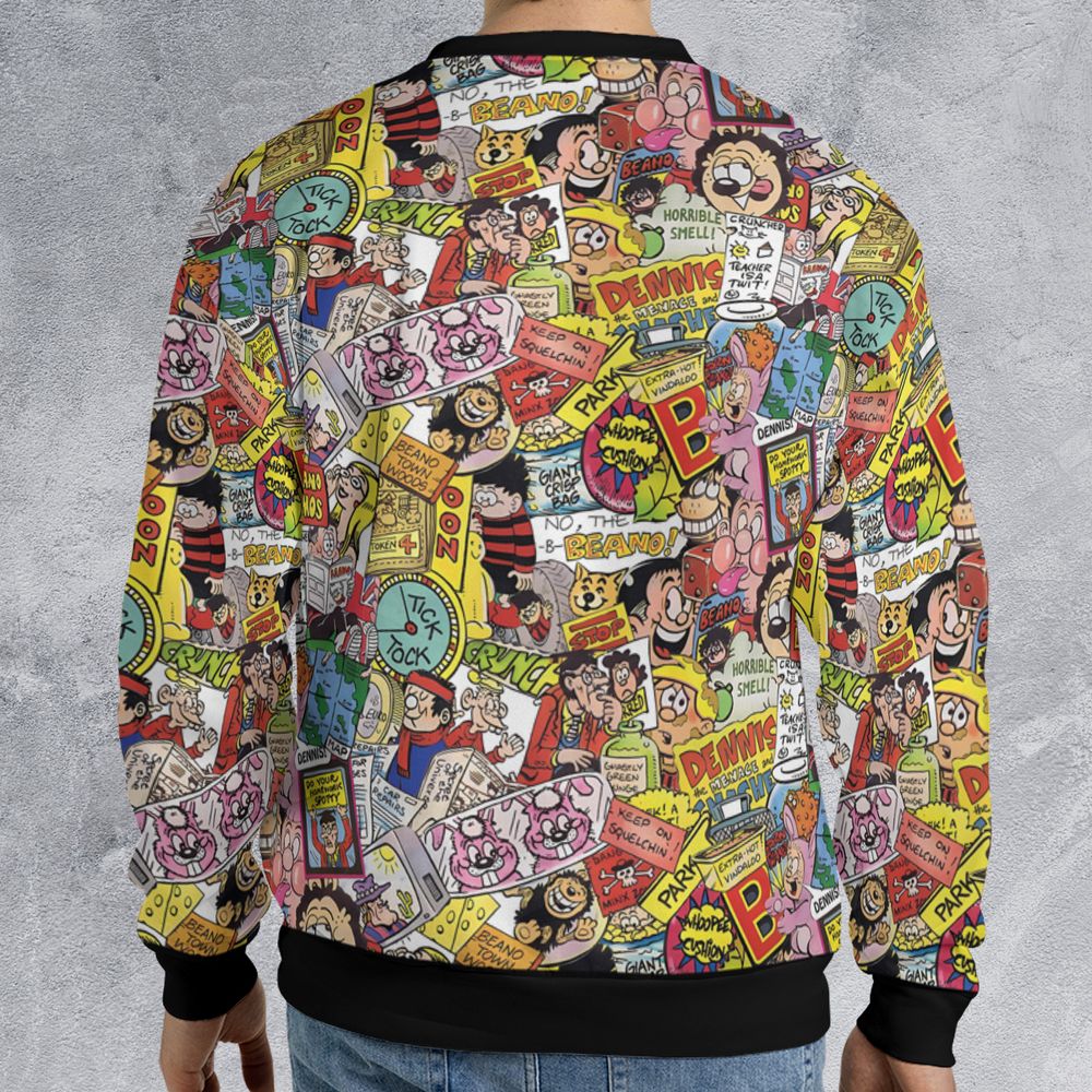 All-over Print Sweatshirt - NJ8HN3BX - - 2