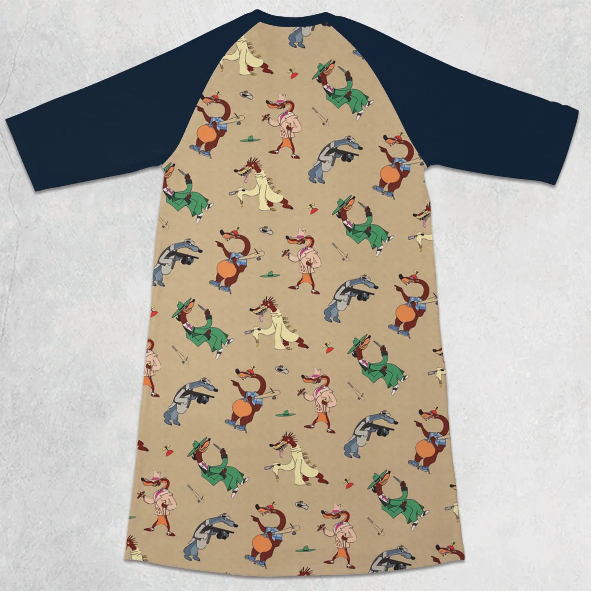3/4 Sleeve Raglan Dress - 5GEHPM9G