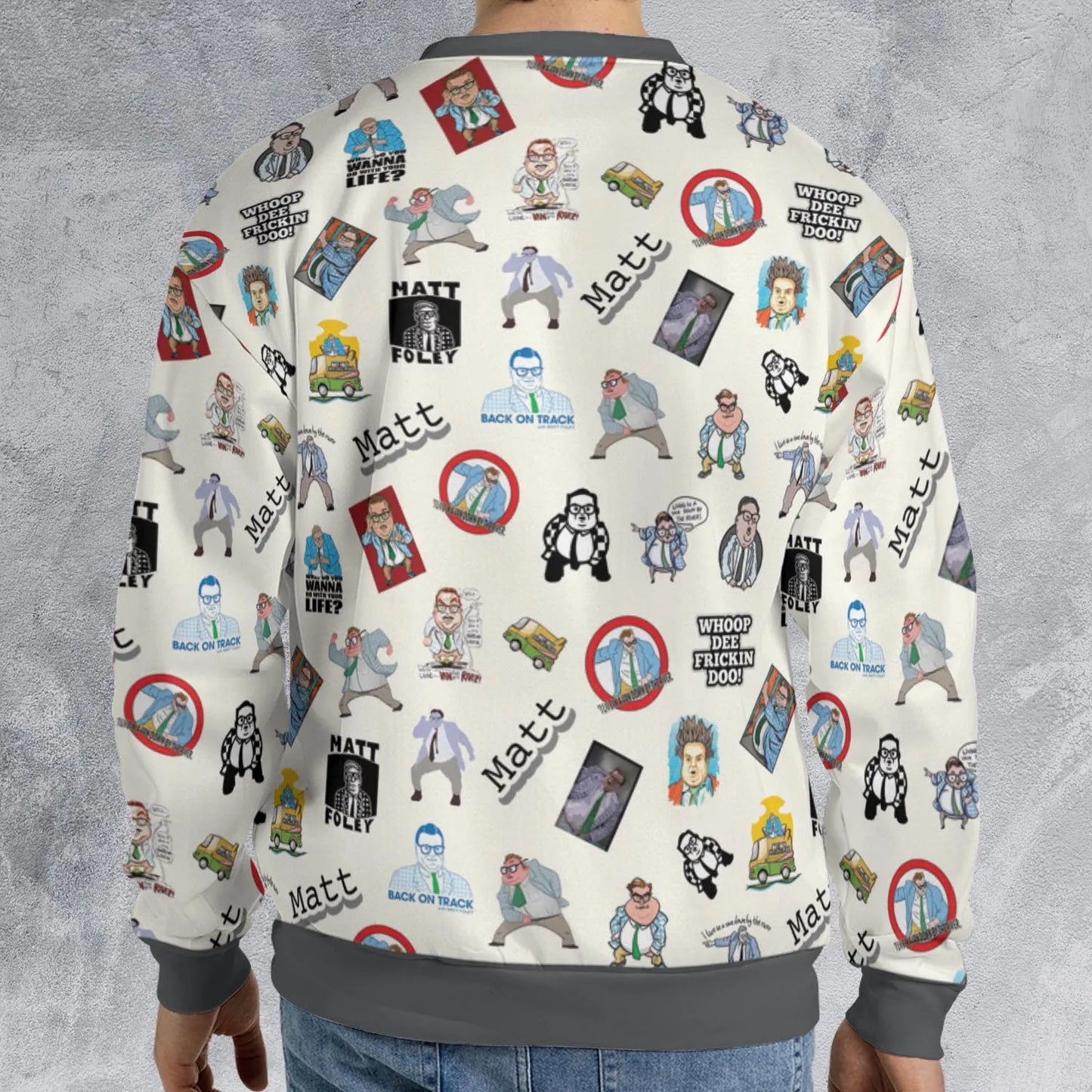 All-over Print Sweatshirt - DHR5XX5B