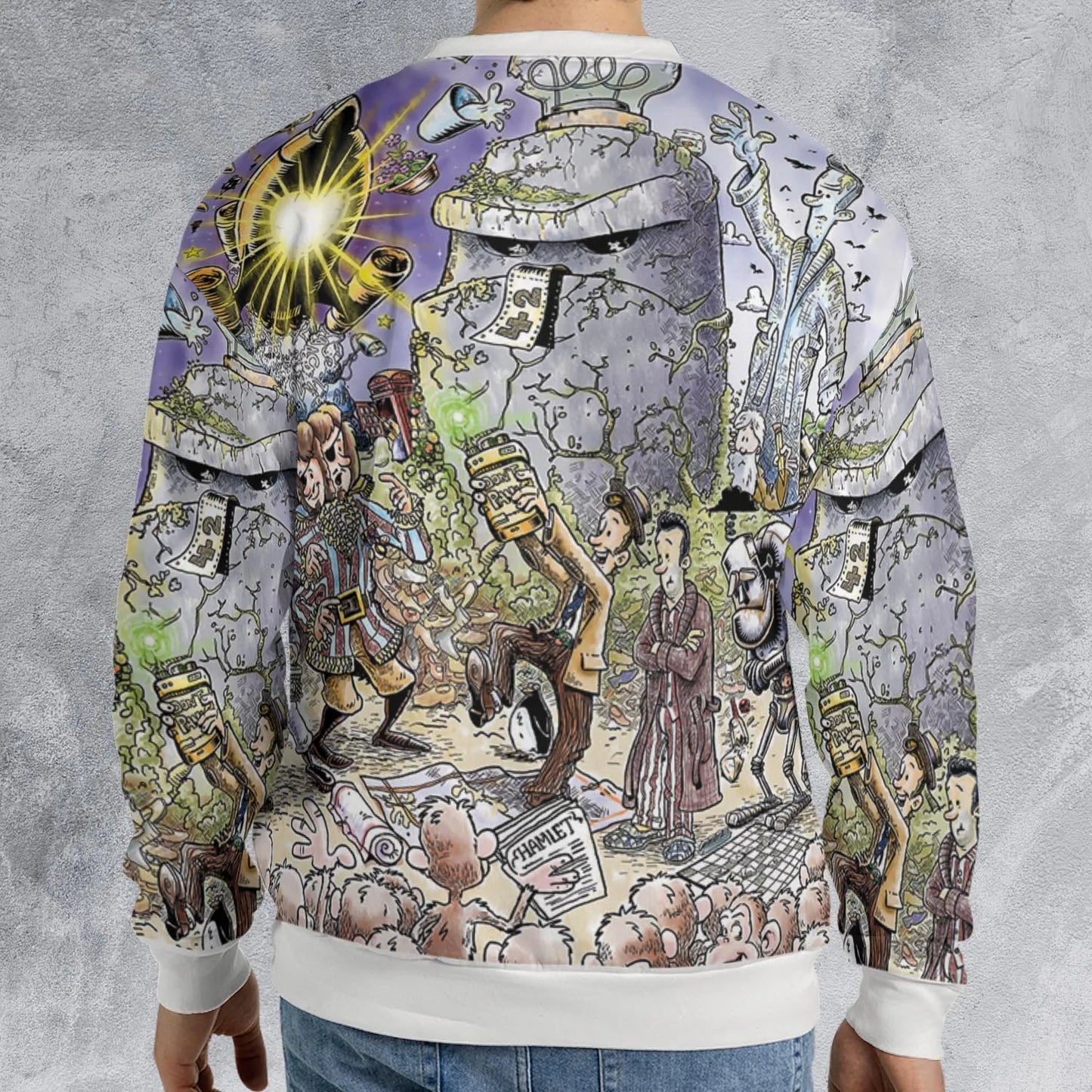 All-over Print Sweatshirt - Y2W14793