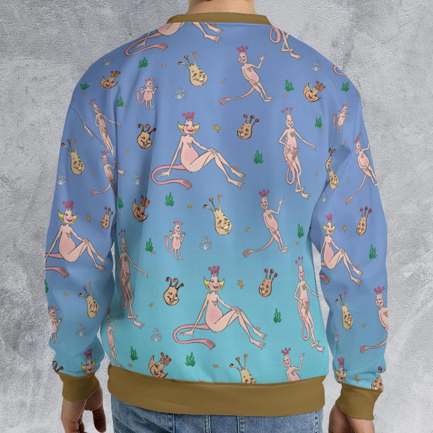 All-over Print Sweatshirt - D7XFF65F