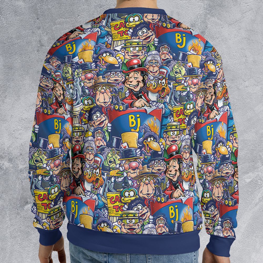 All-over Print Sweatshirt - 6SFGWW1P - - 2