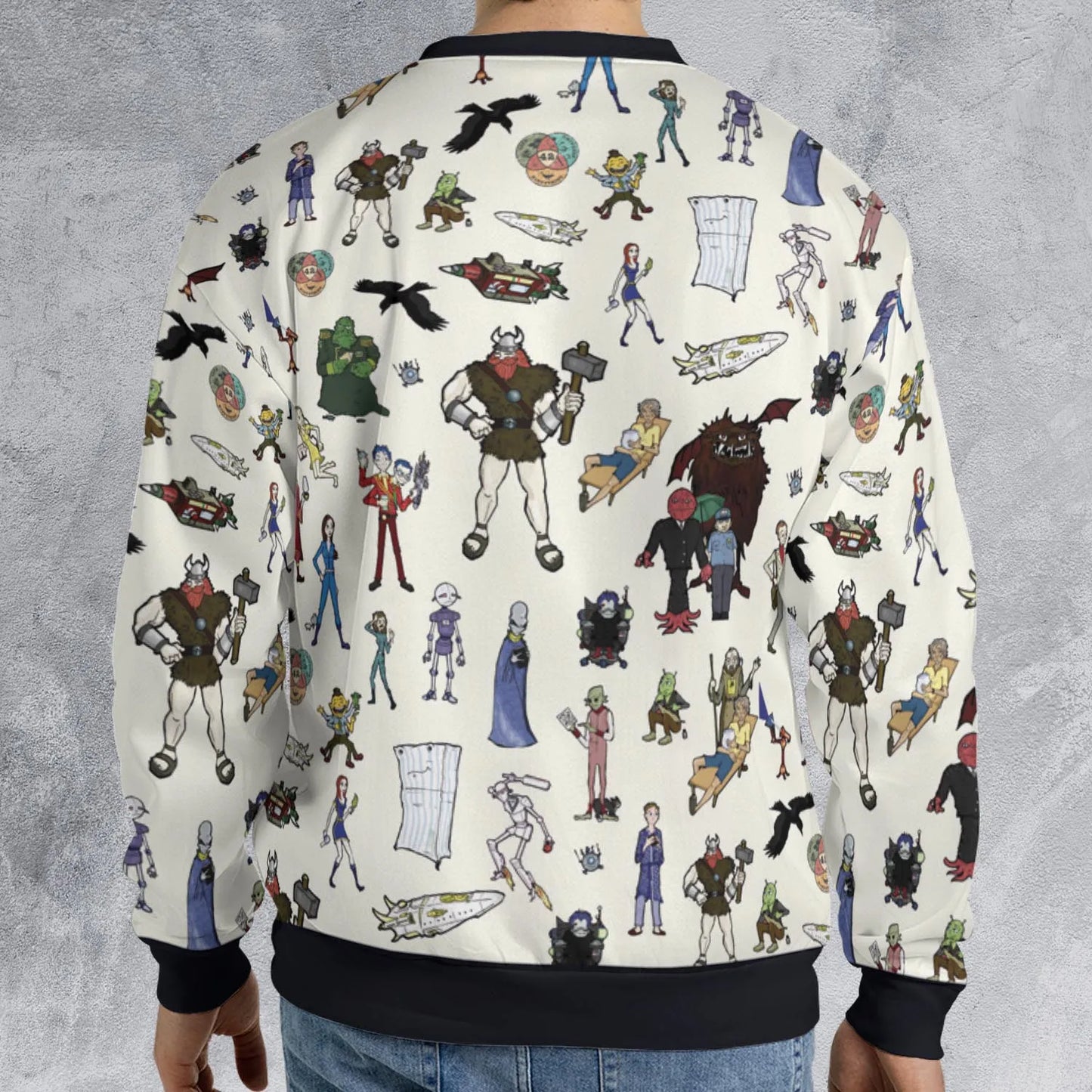 All-over Print Sweatshirt - BCEWACQG
