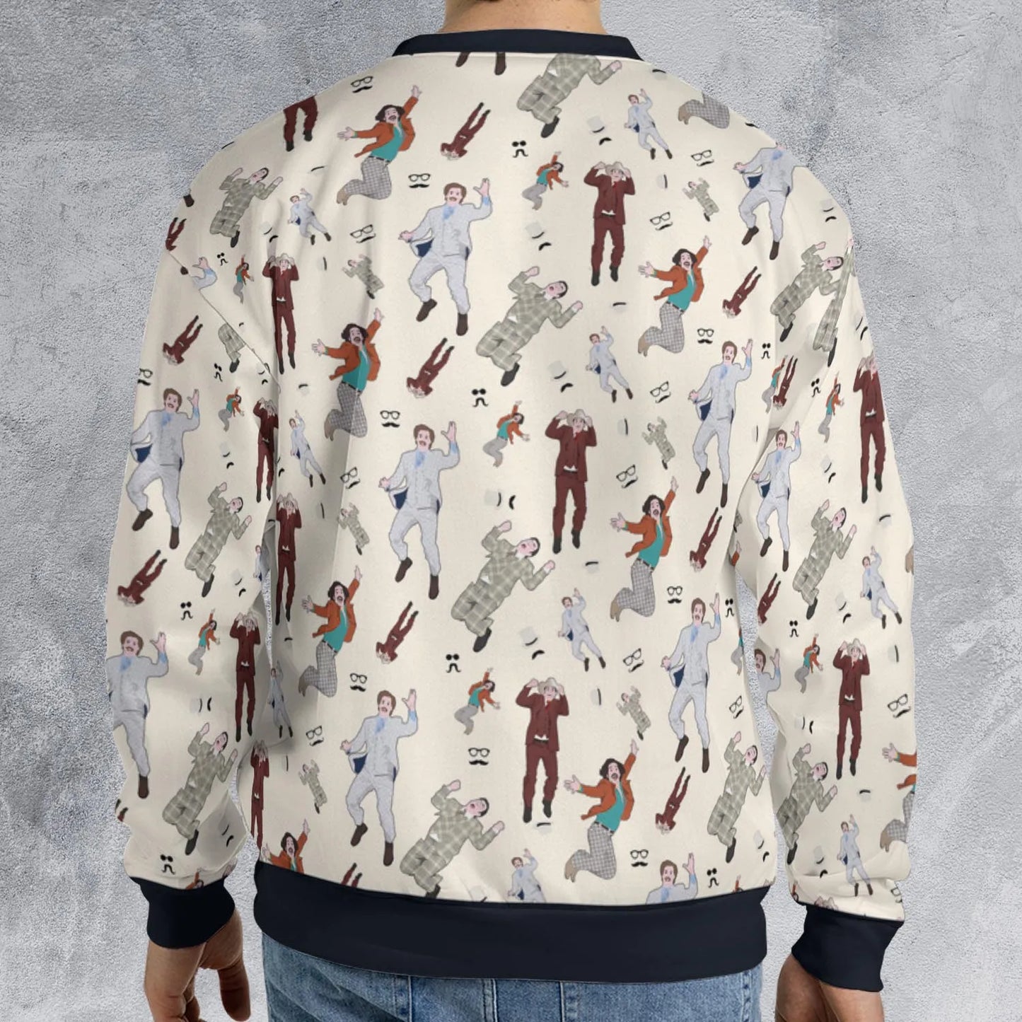 All-over Print Sweatshirt - TJA63HEX