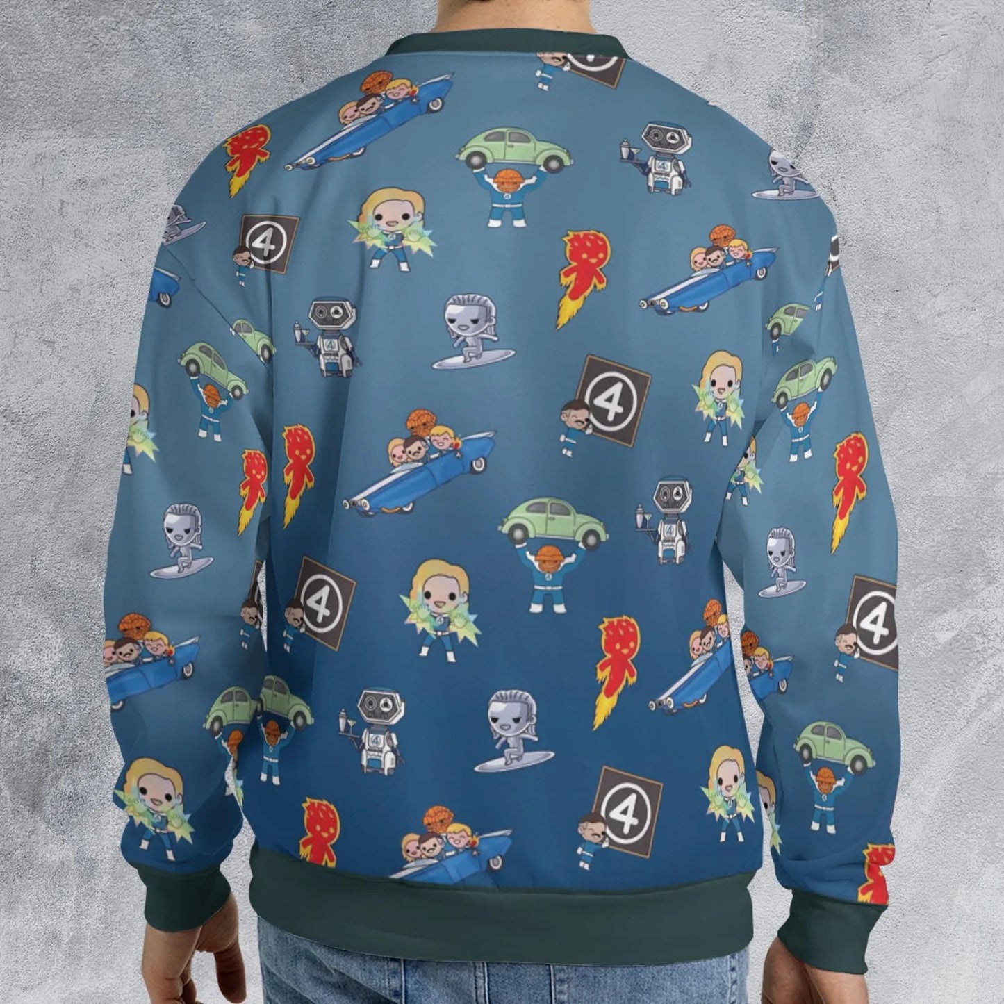 All-over Print Sweatshirt - 8W7549XZ