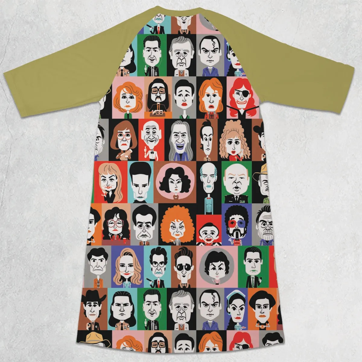 3/4 Sleeve Raglan Dress - UVDQXNM2