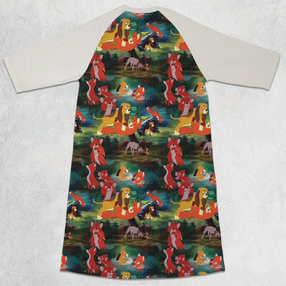 3/4 Sleeve Raglan Dress - BRFWC8Q7