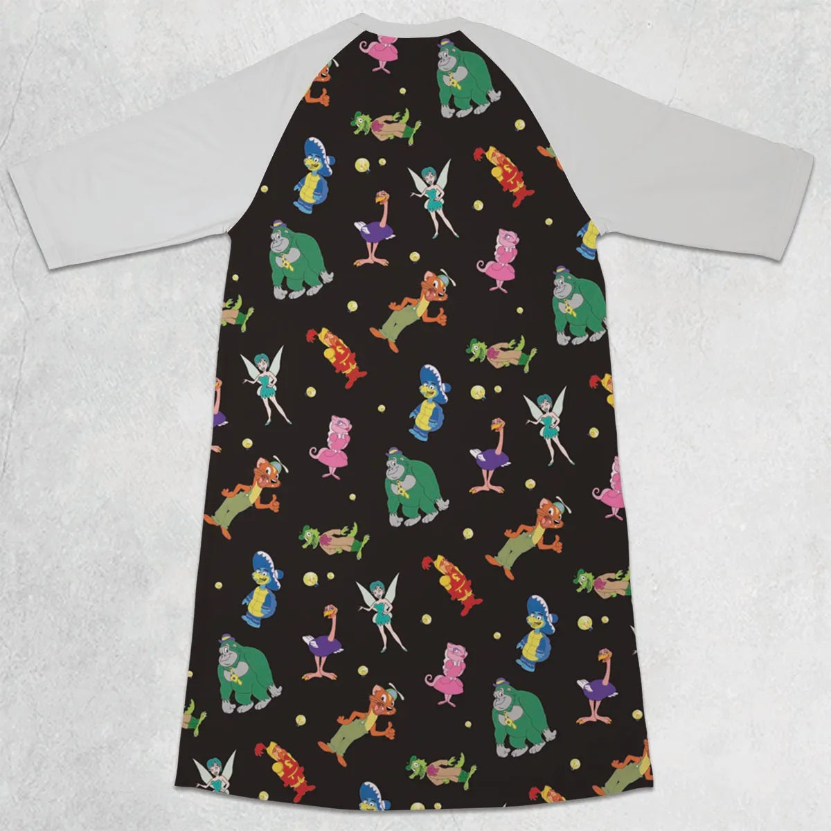 3/4 Sleeve Raglan Dress - KZPKDSMS