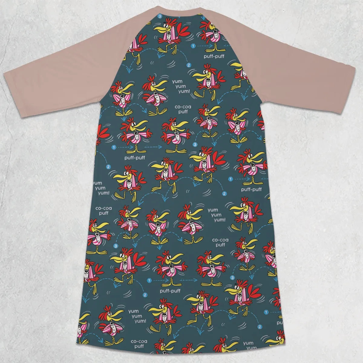 3/4 Sleeve Raglan Dress - EV3QWE77