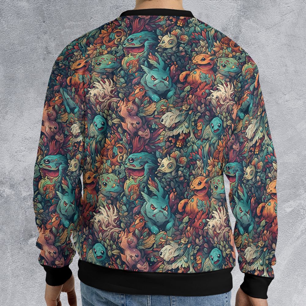 All-over Print Sweatshirt - 3PK62HLK - - 2