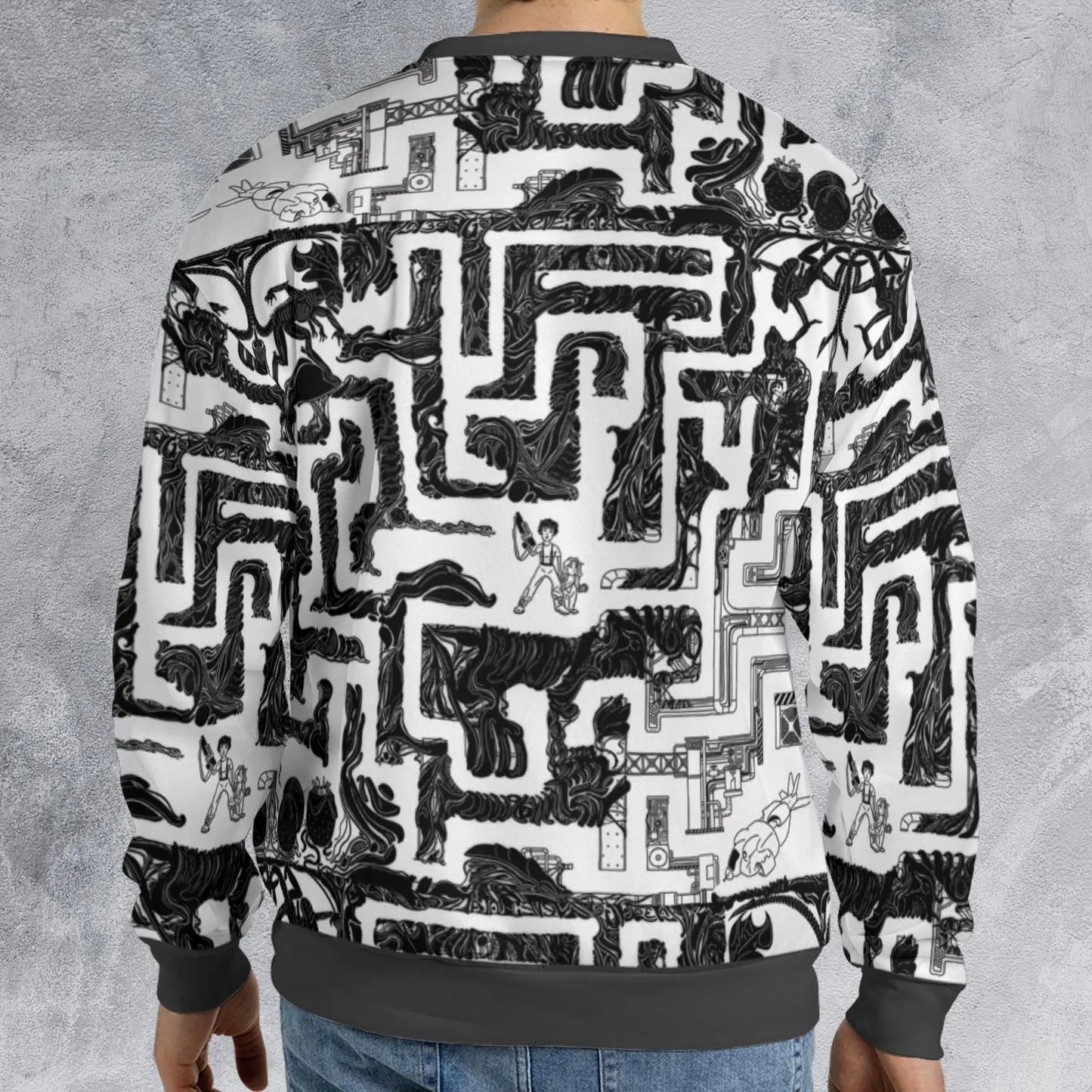 All-over Print Sweatshirt - VFDS59JH