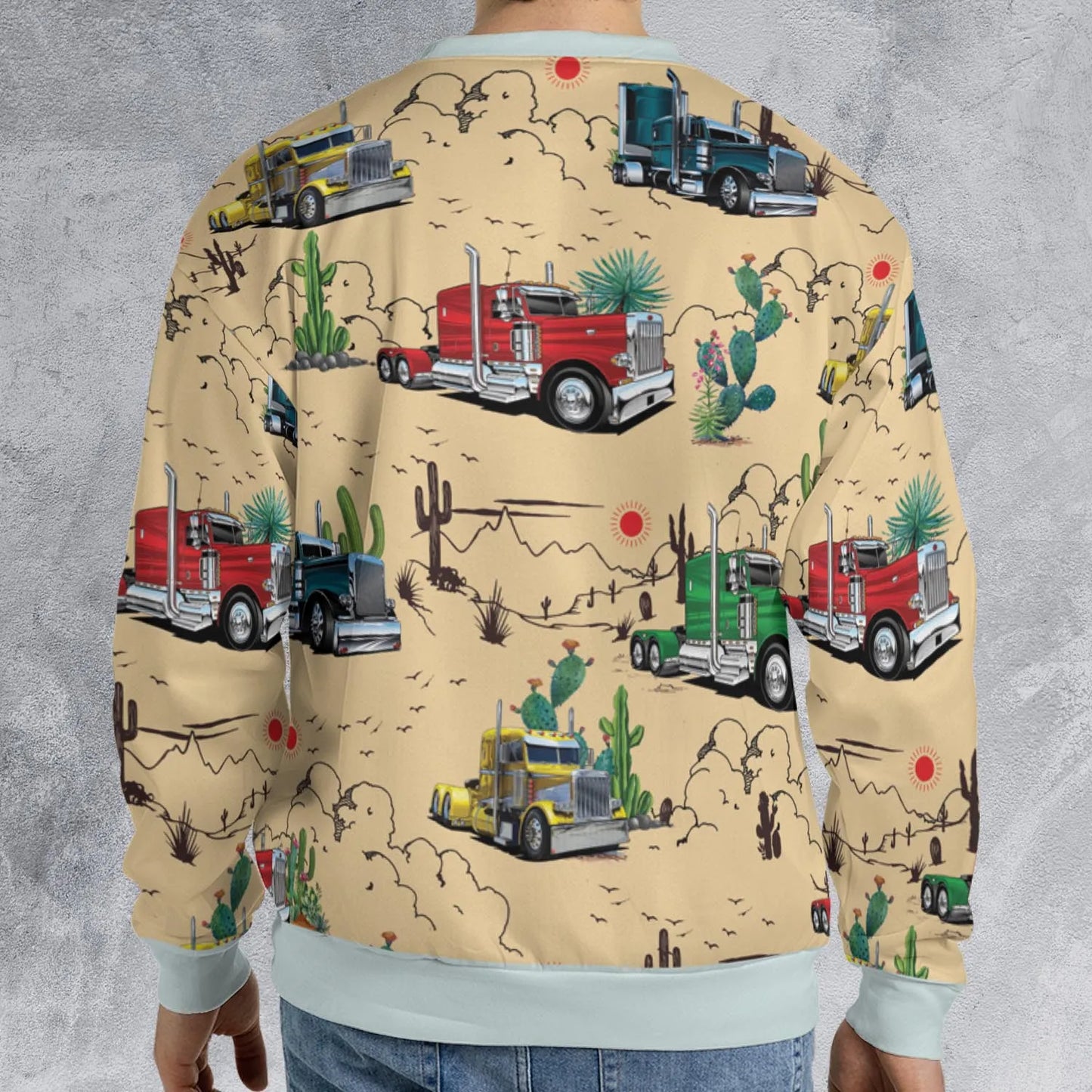 All-over Print Sweatshirt - GUZF5X2U