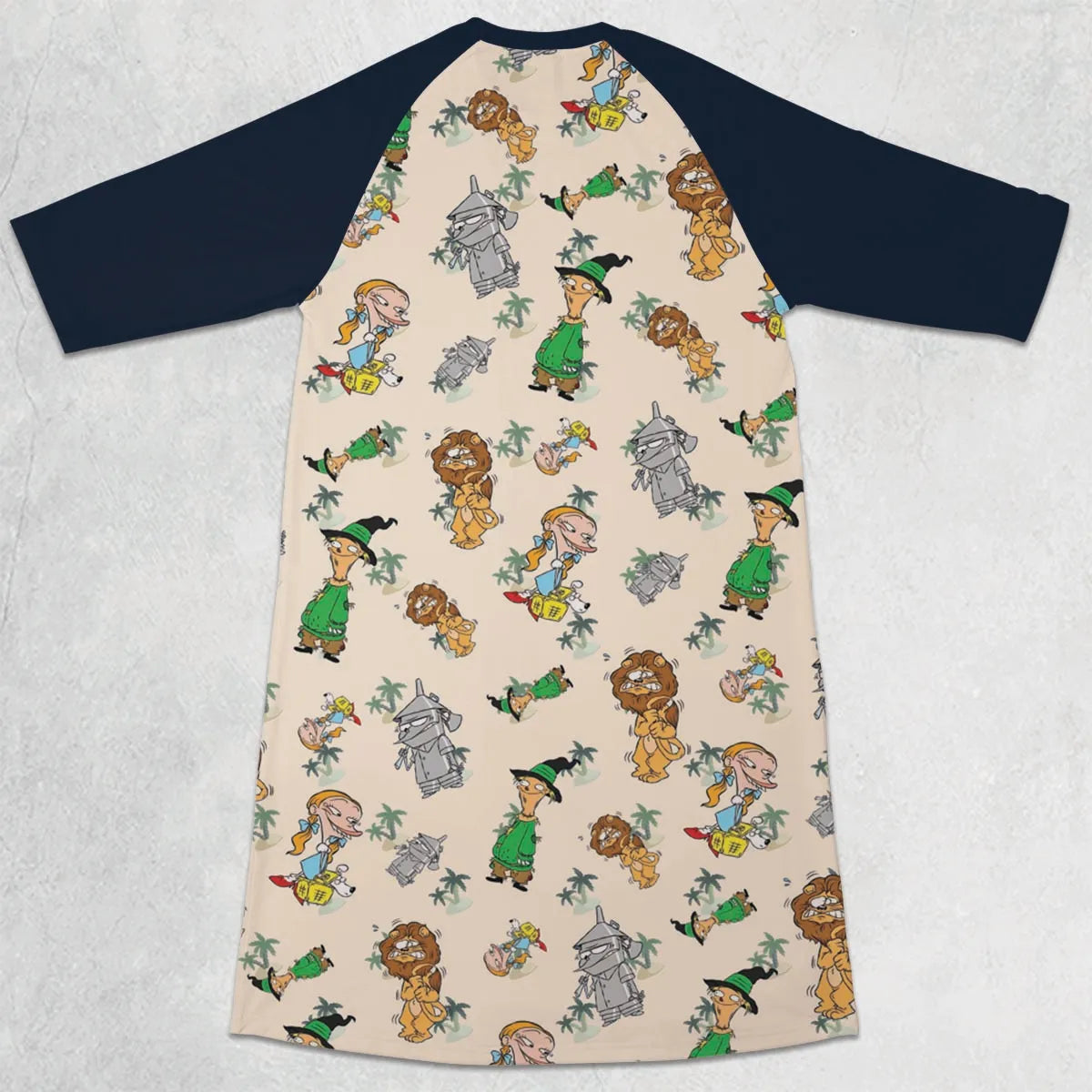 3/4 Sleeve Raglan Dress - Q1945P2P
