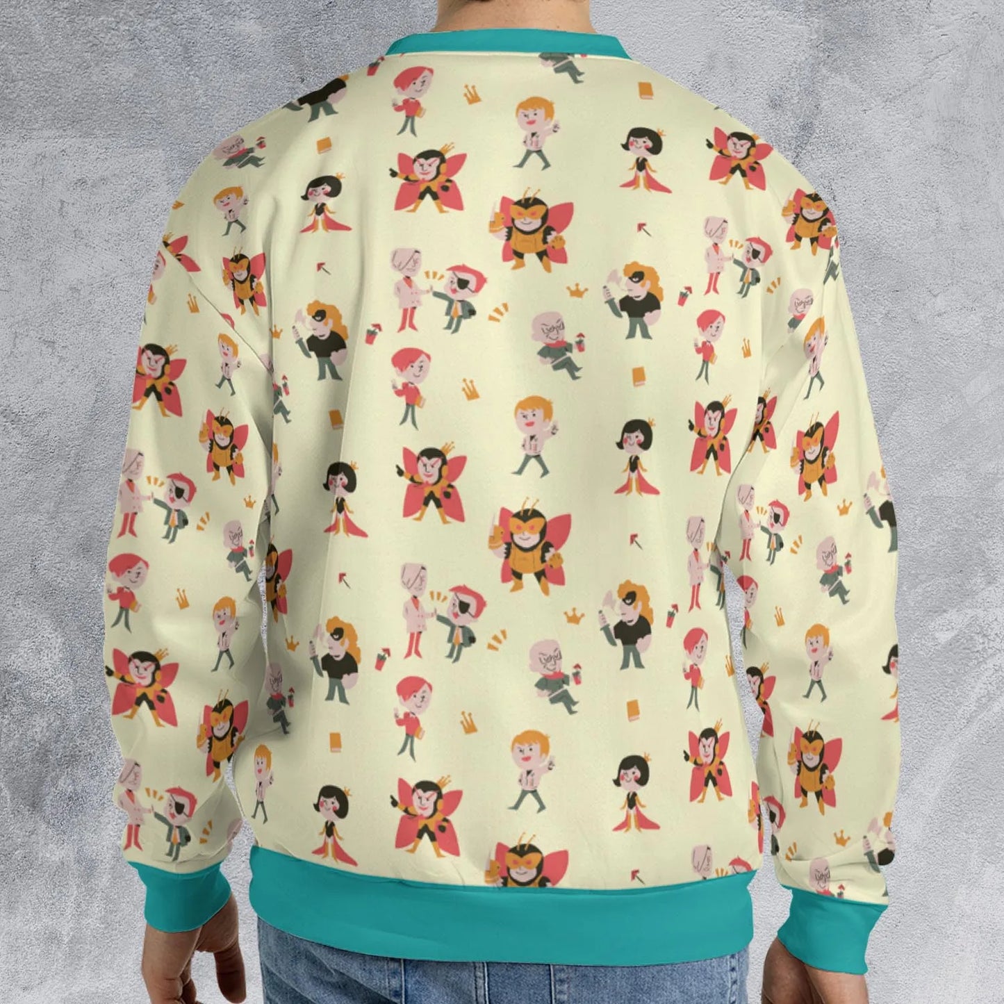 All-over Print Sweatshirt - DR6KMGWM