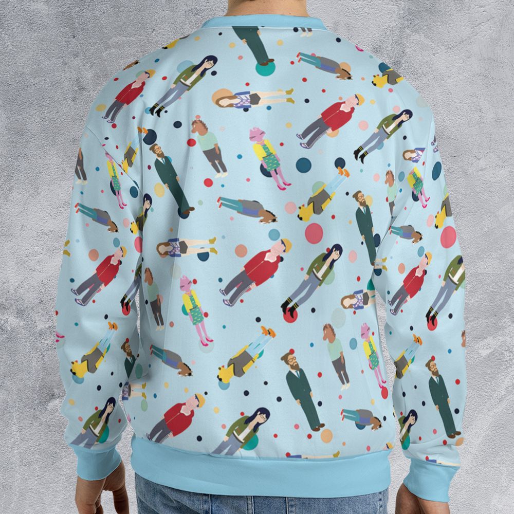 All-over Print Sweatshirt - 96JV74HG - - 2
