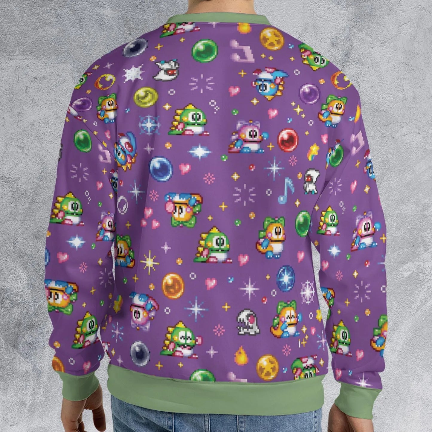 All-over Print Sweatshirt - XZ6V7K29