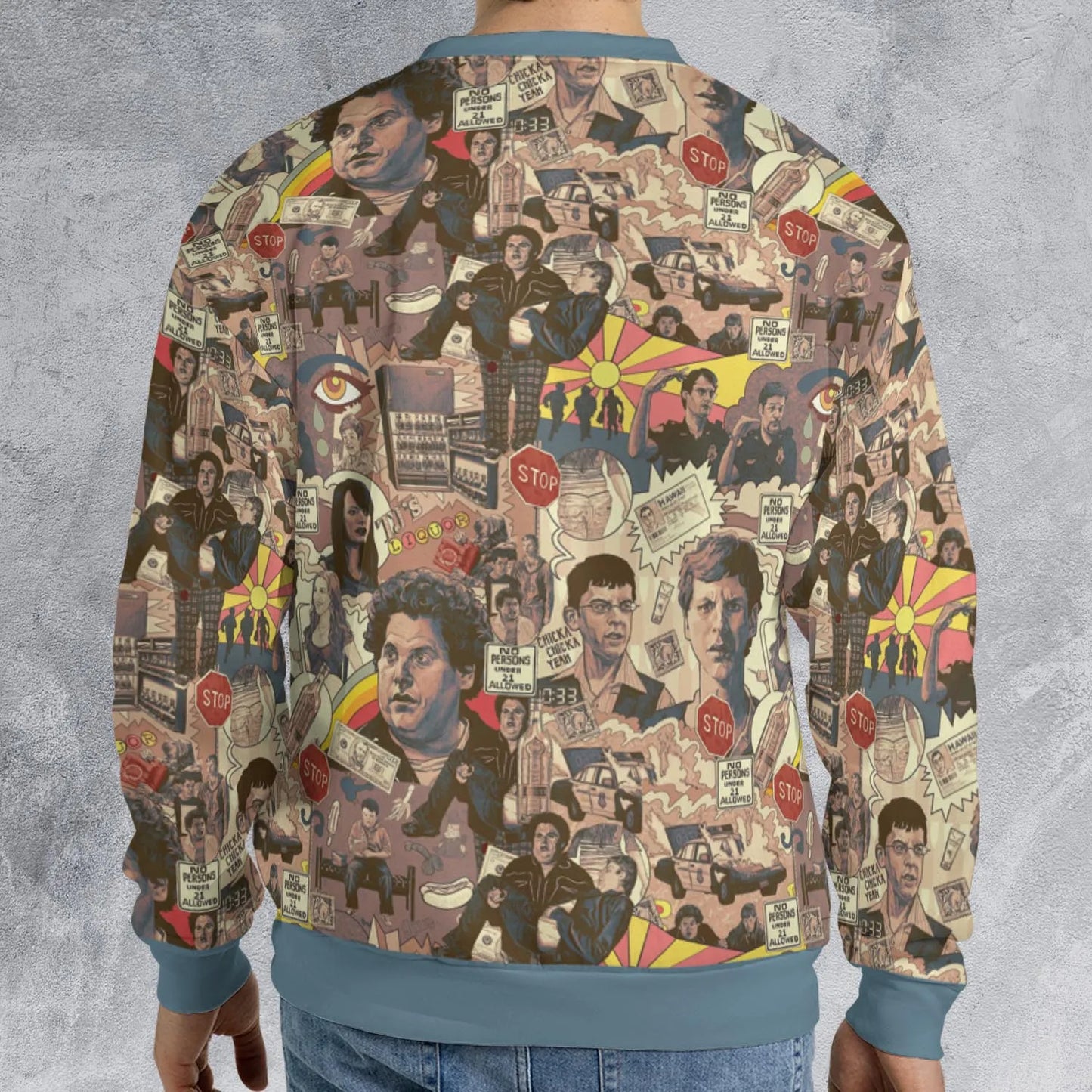 All-over Print Sweatshirt - JFLXEBES
