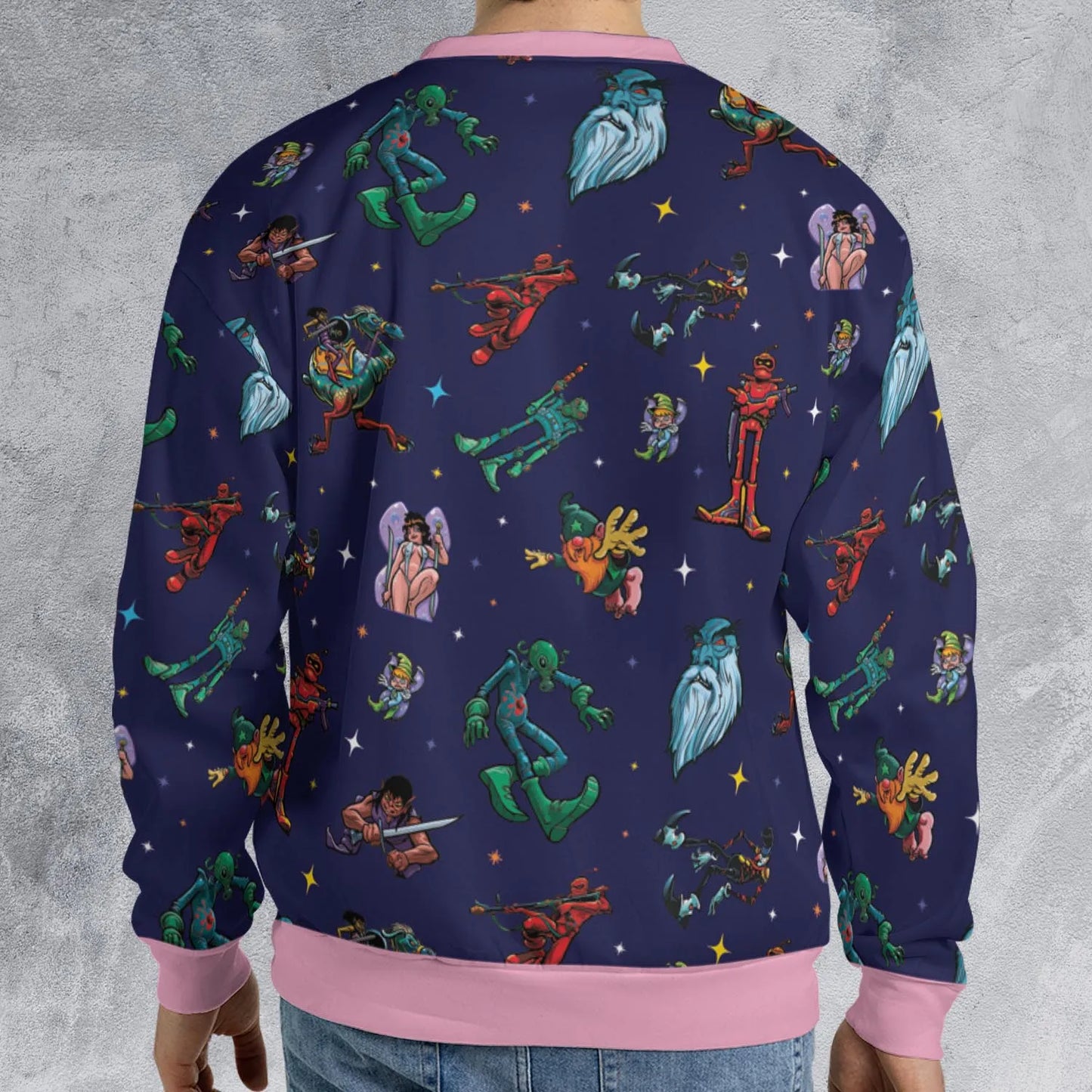 All-over Print Sweatshirt - 32EFH6JP