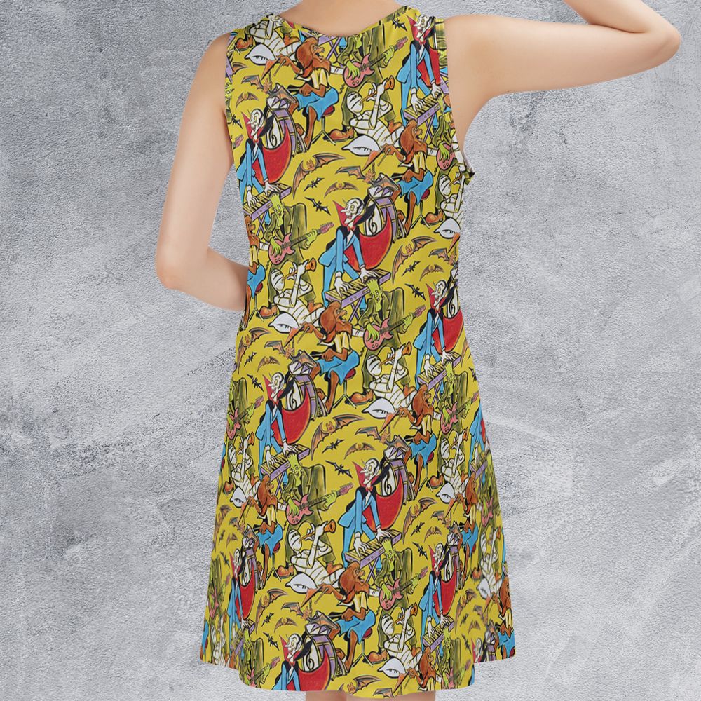 Sleeveless Dress - MGD397T8 - - 2