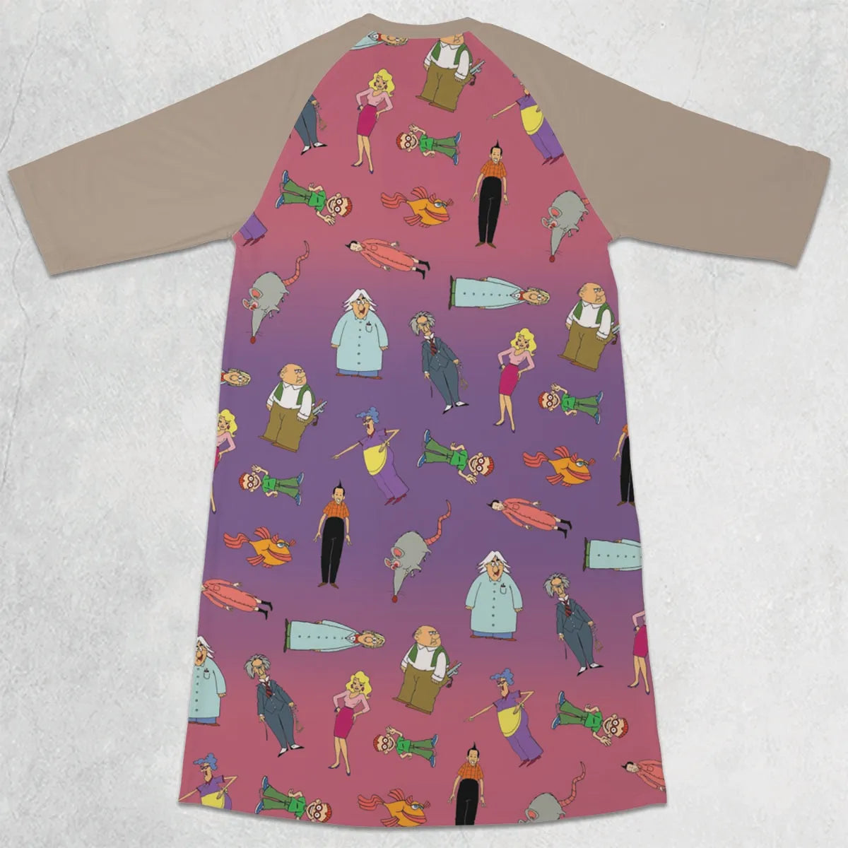 3/4 Sleeve Raglan Dress - VPKQUKZZ