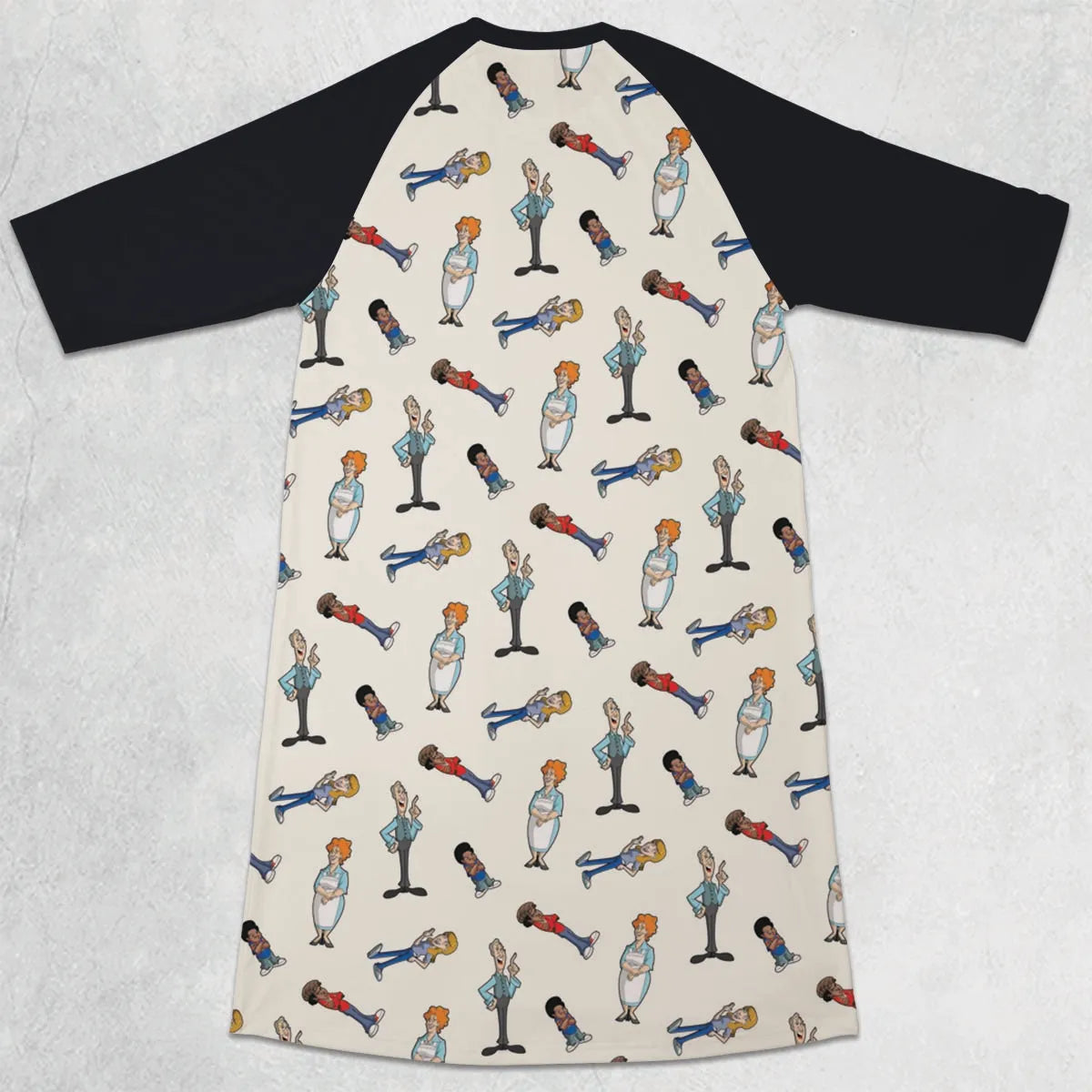 3/4 Sleeve Raglan Dress - 1QGUST4N