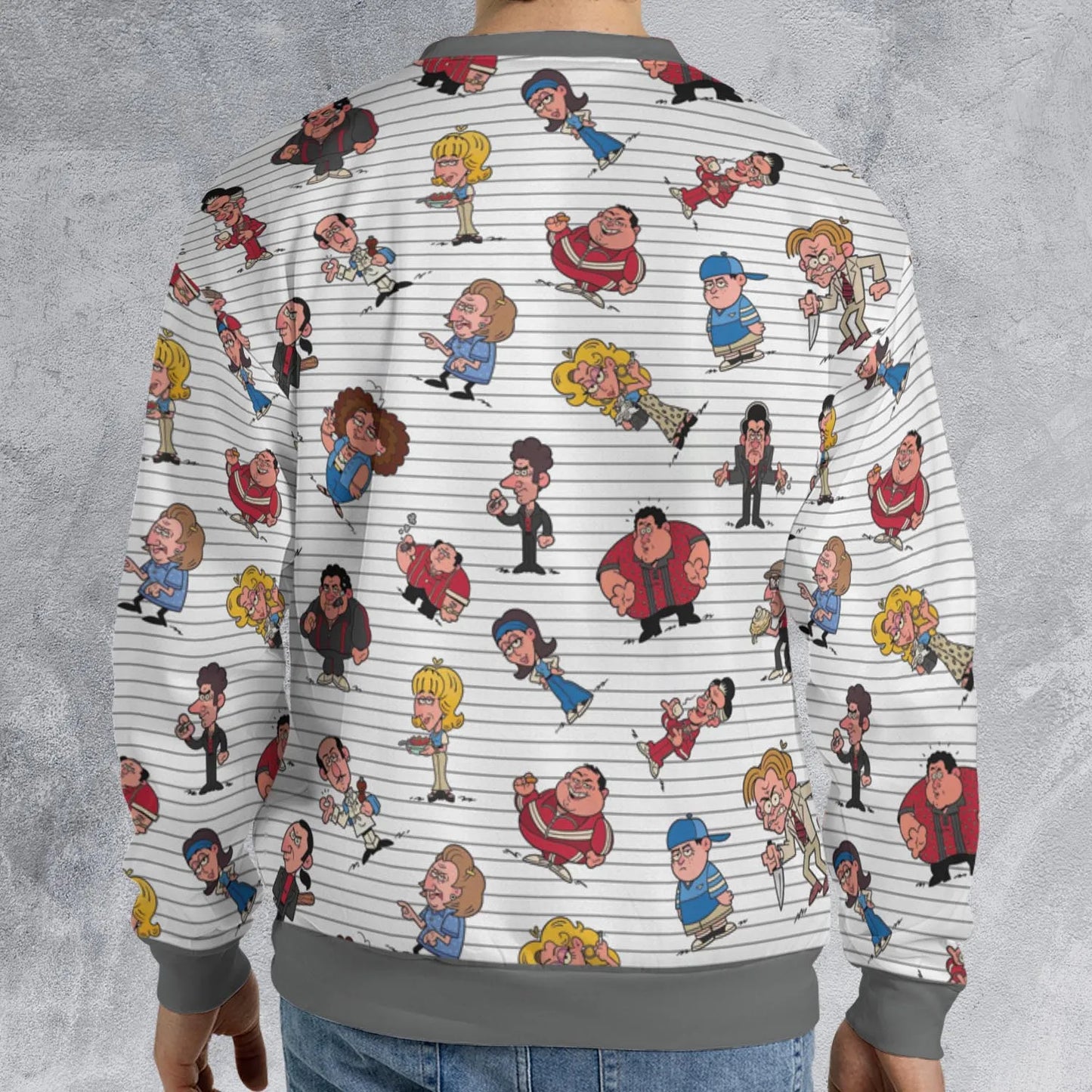 All-over Print Sweatshirt - FVQKN2NR