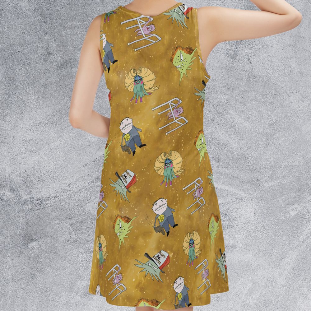 Sleeveless Dress - AVJ7RXBZ - - 2