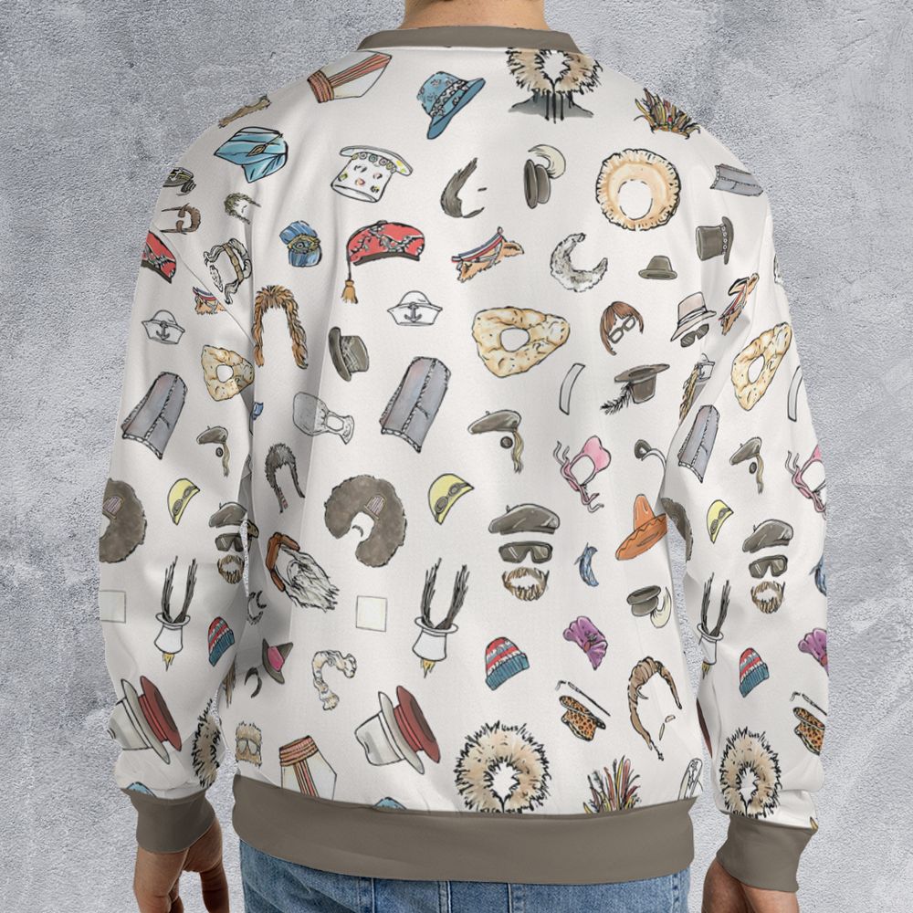 All-over Print Sweatshirt - FJAA6EGK - - 2