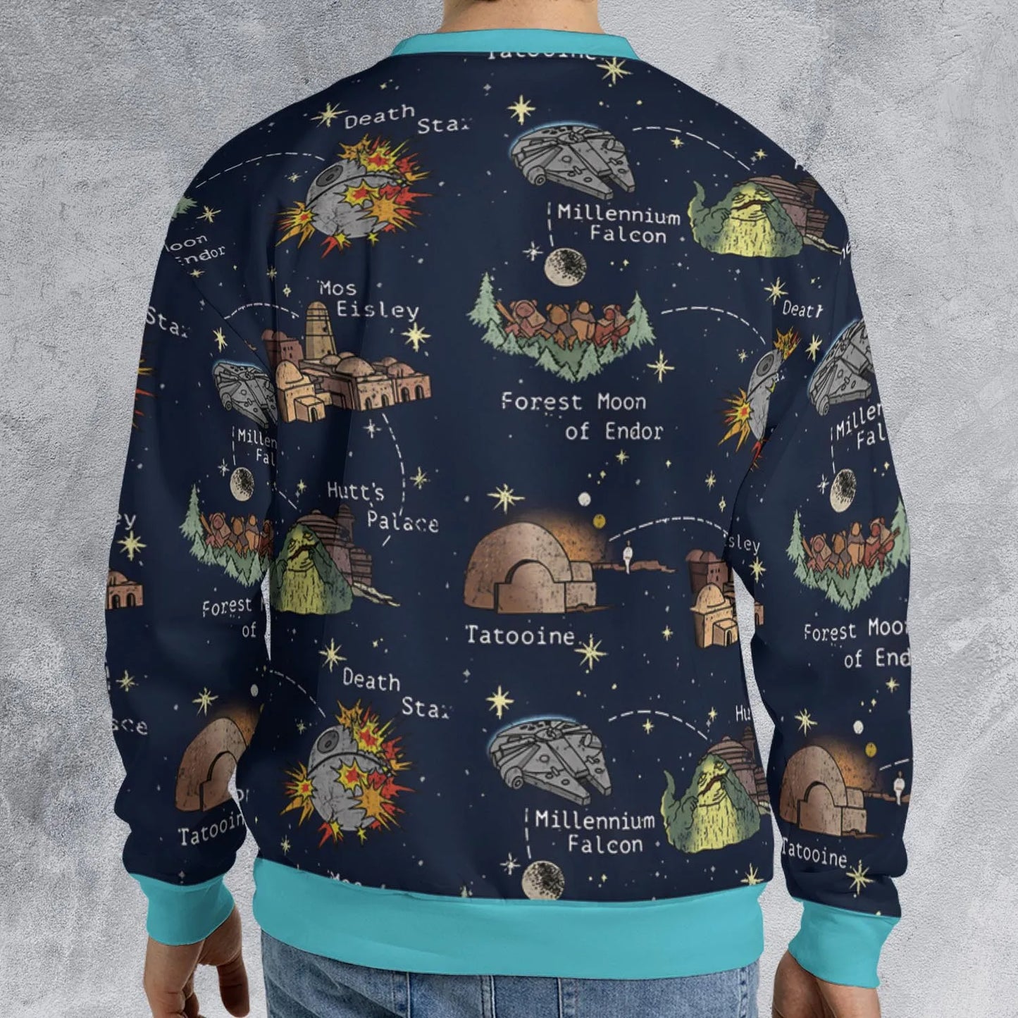 All-over Print Sweatshirt - H5MZR193