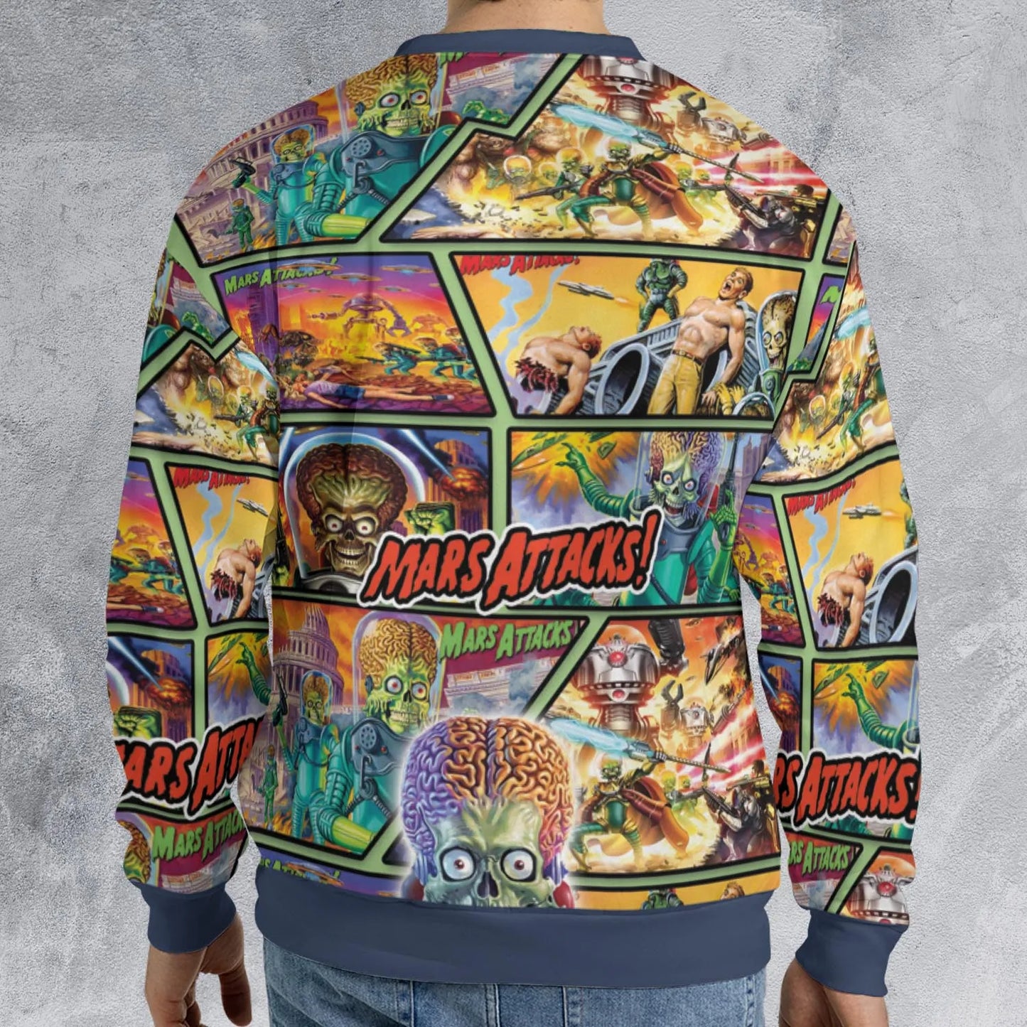 All-over Print Sweatshirt - BARKRAEP