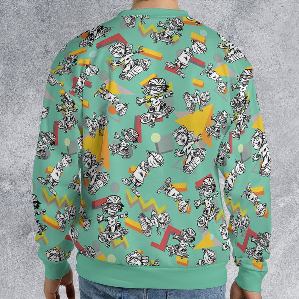 All-over Print Sweatshirt - W5UB3E8N - - 2