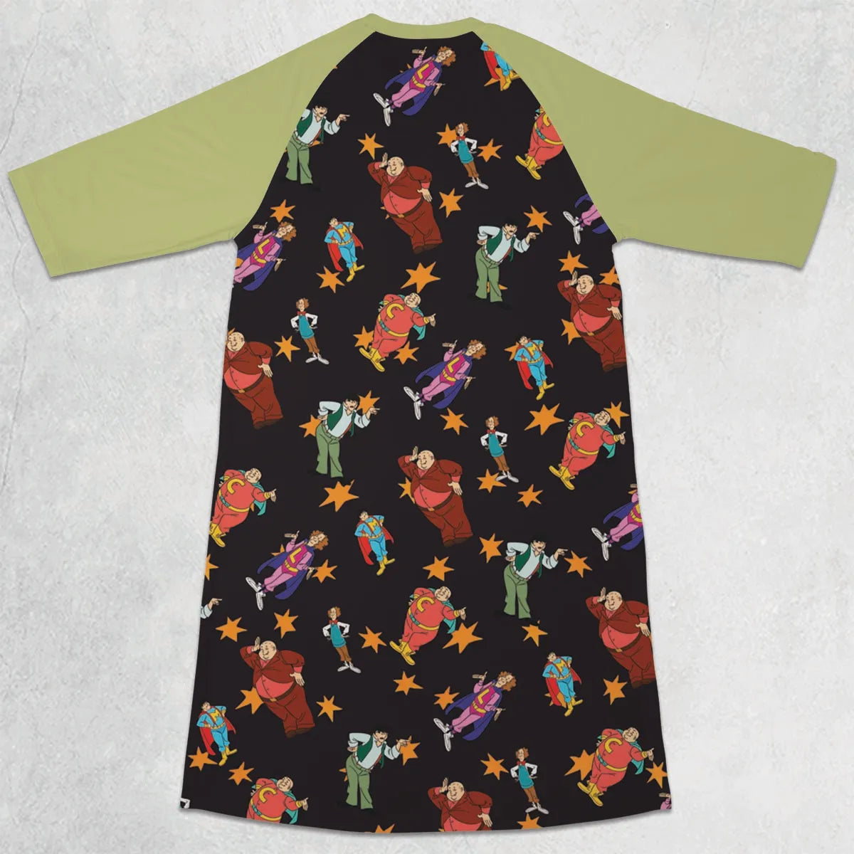 3/4 Sleeve Raglan Dress - T2ZXRRV5