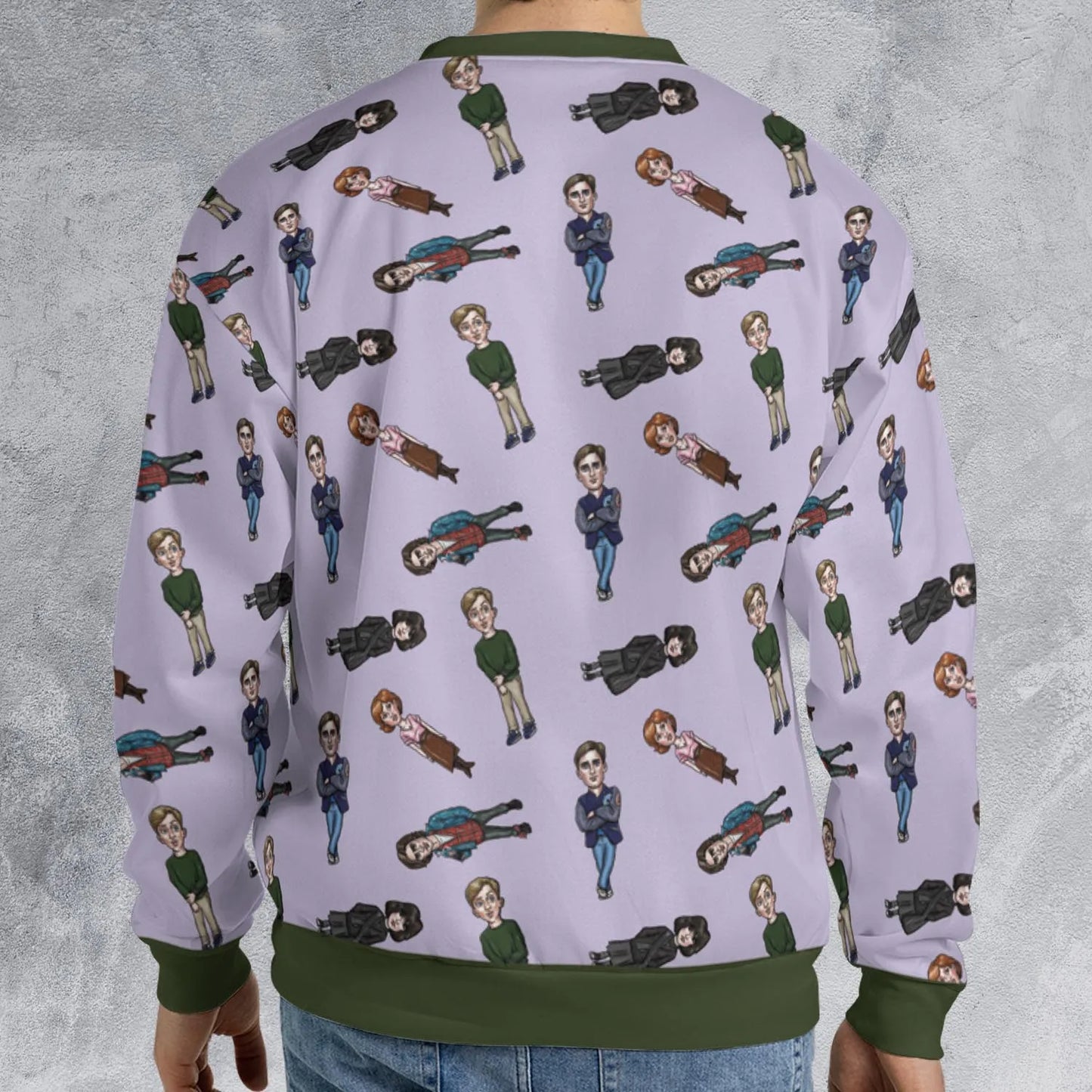 All-over Print Sweatshirt - KVMVU5GA