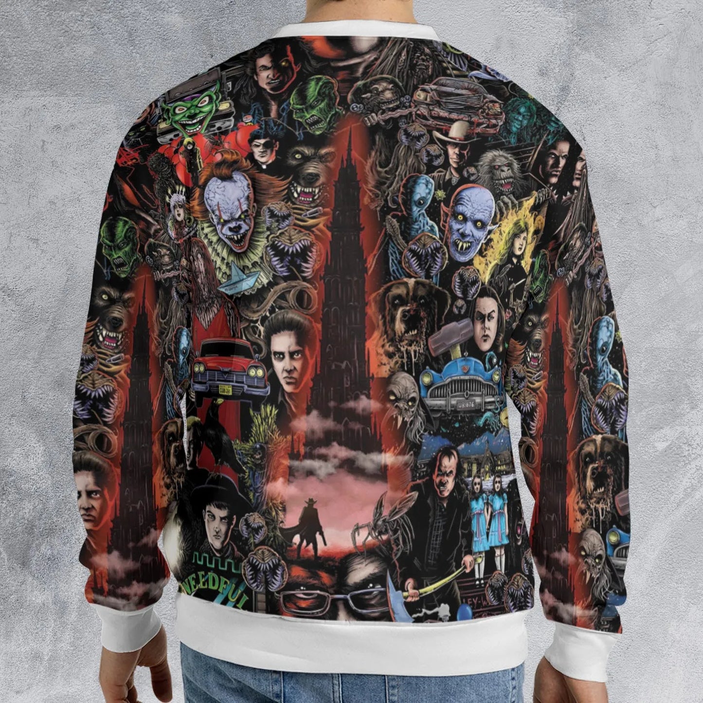 All-over Print Sweatshirt - 9AYB4K9R