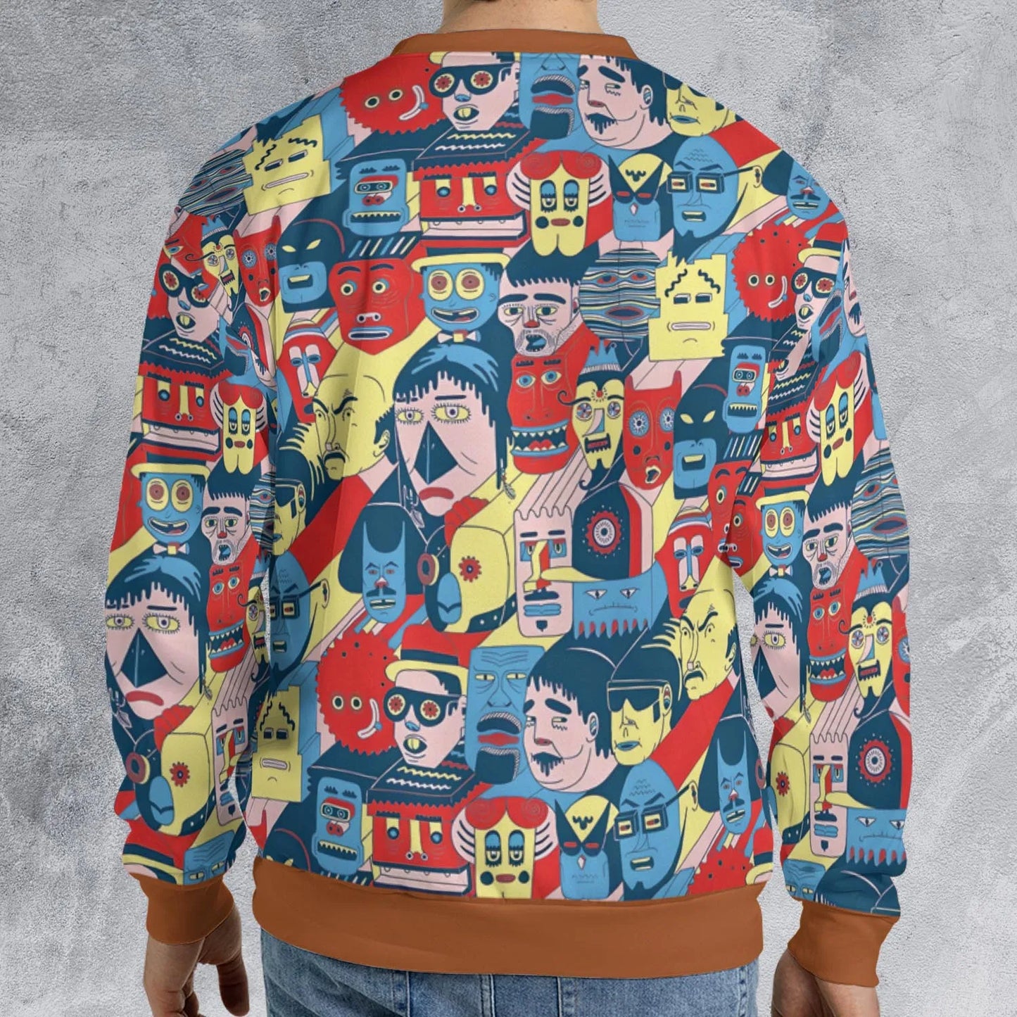 All-over Print Sweatshirt - 8X9YNGXD