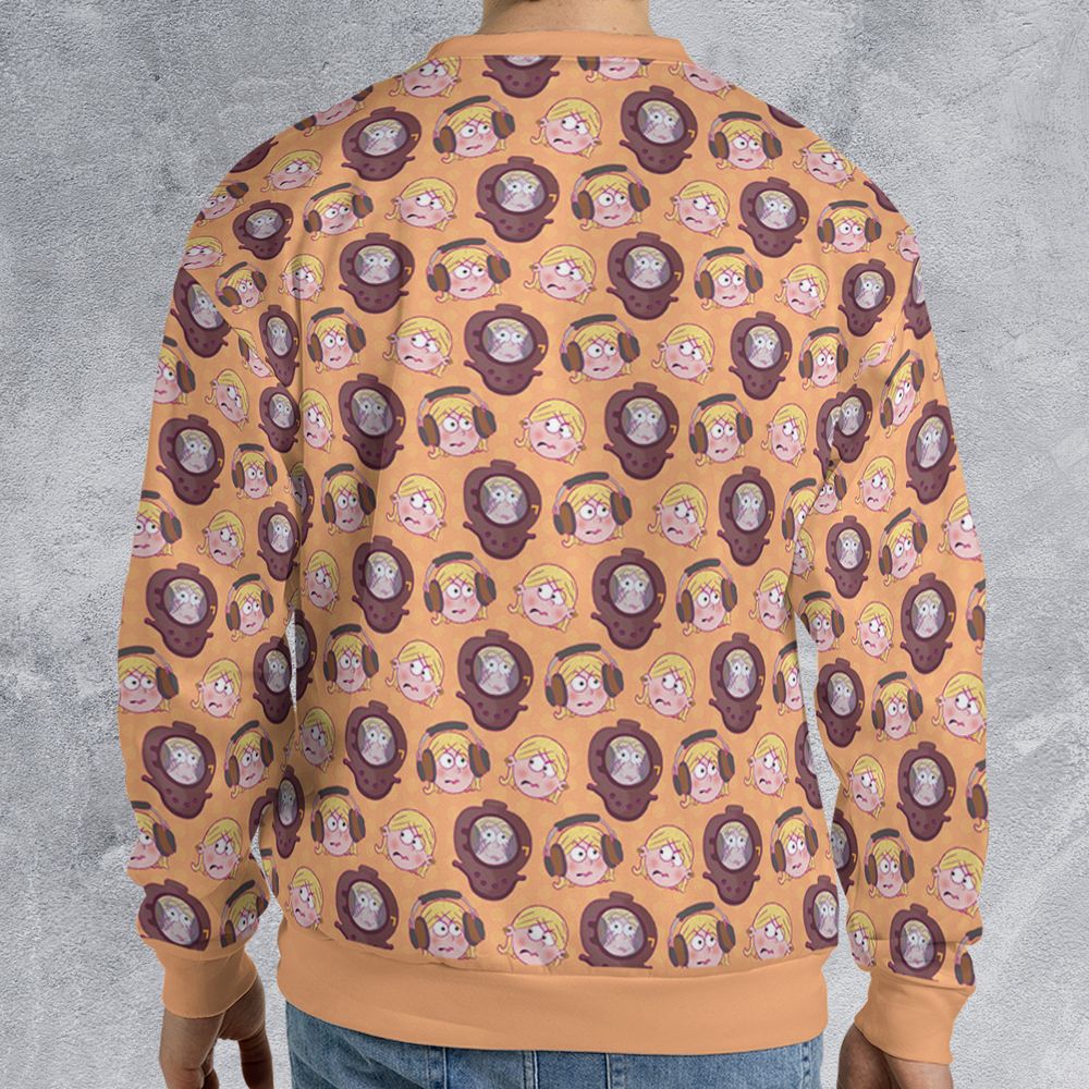 All-over Print Sweatshirt - LCX38CRV - - 2