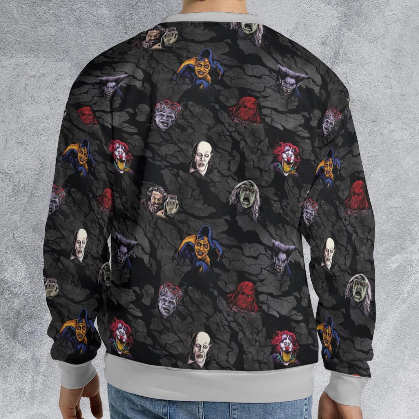 All-over Print Sweatshirt - ZTDDHYZJ