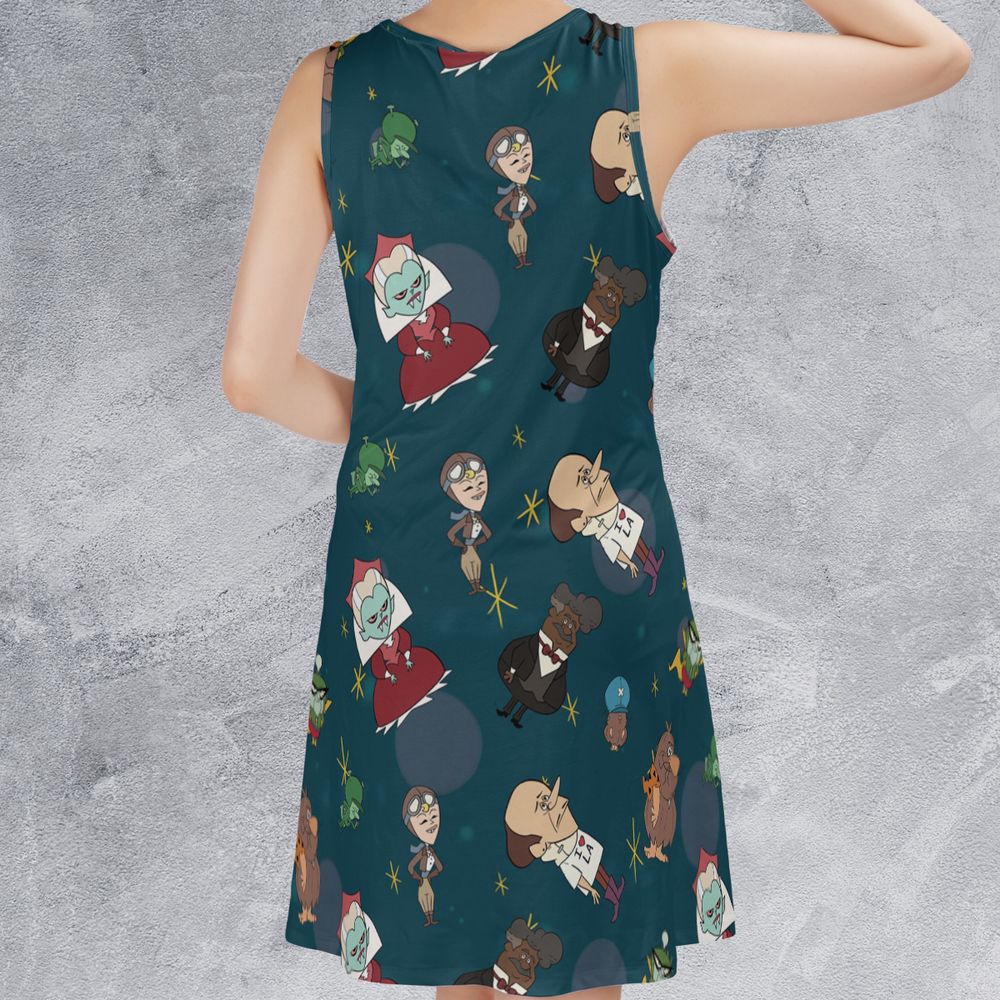 Sleeveless Dress - LN294FMY - - 2