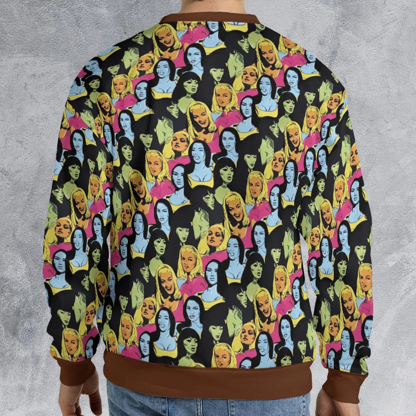 All-over Print Sweatshirt - WDM4H1VC