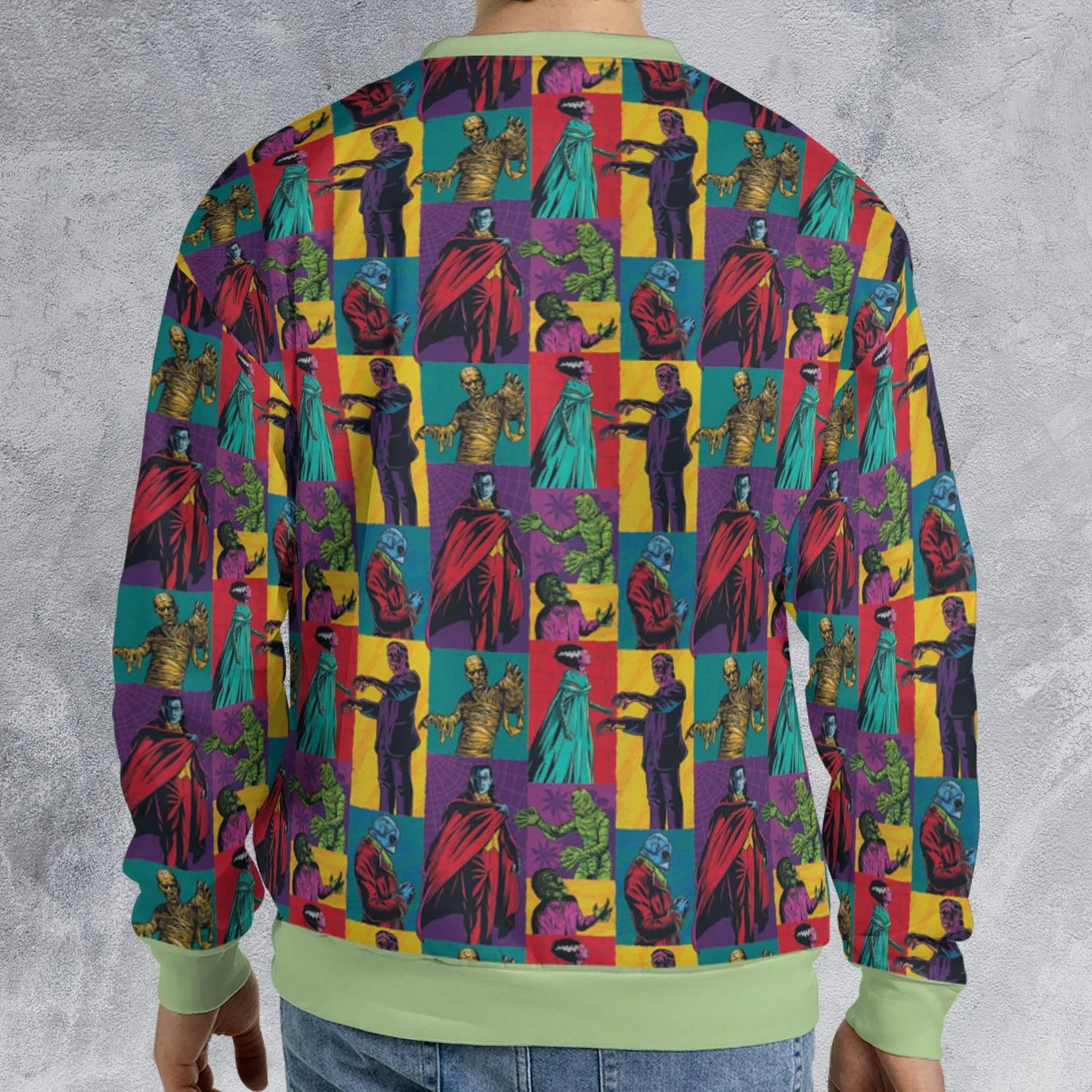 All-over Print Sweatshirt - XAJB4J7K
